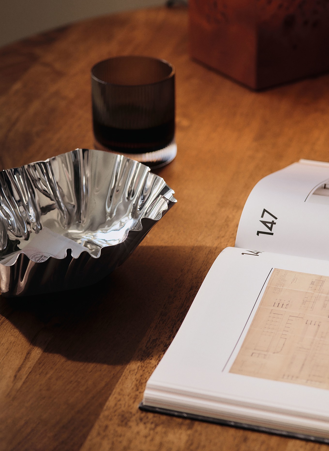 Ferm LIVING Schale TYDRA: SILBER