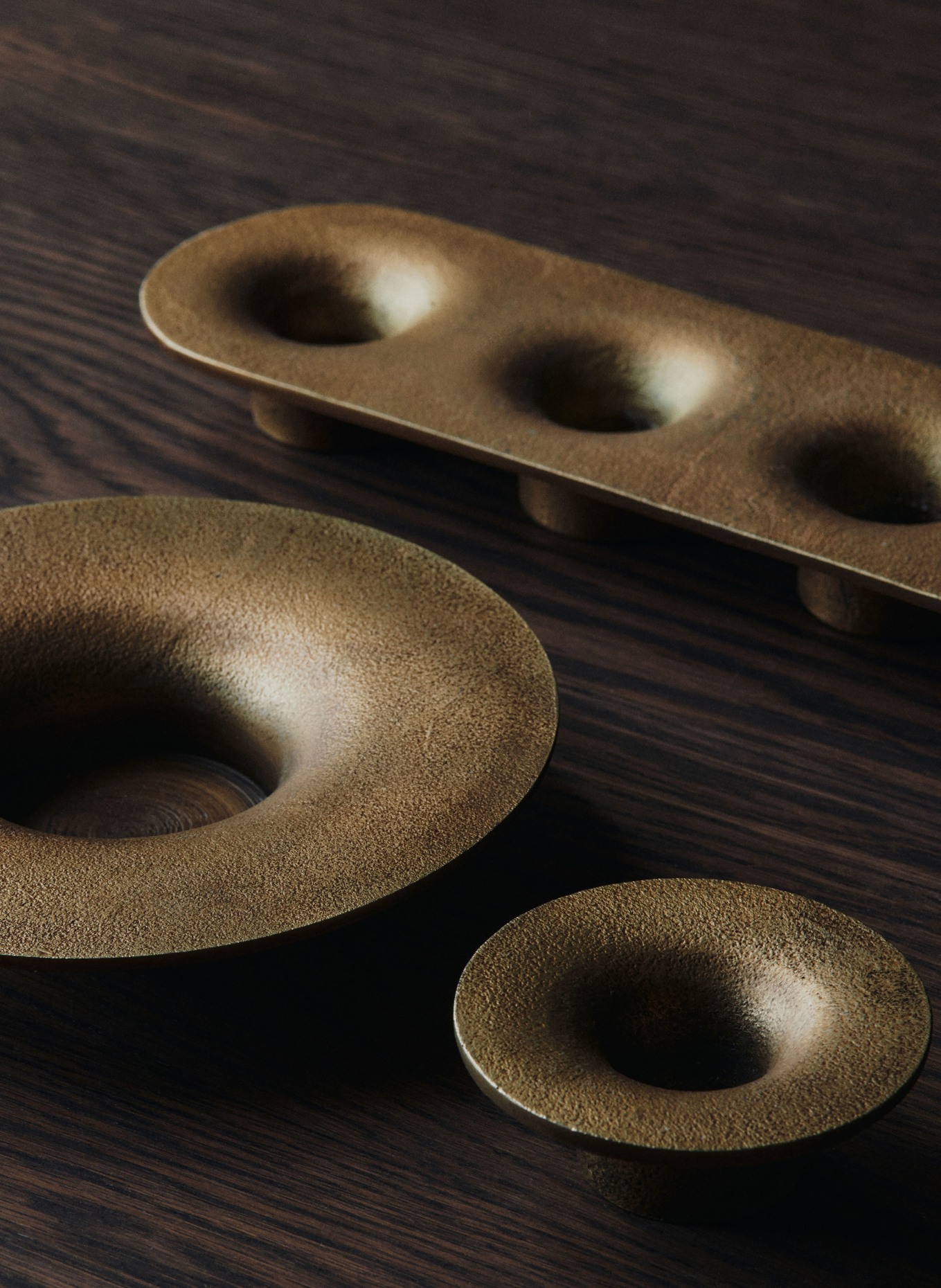 Ferm LIVING Kerzenhalter SOOTHE: GOLD