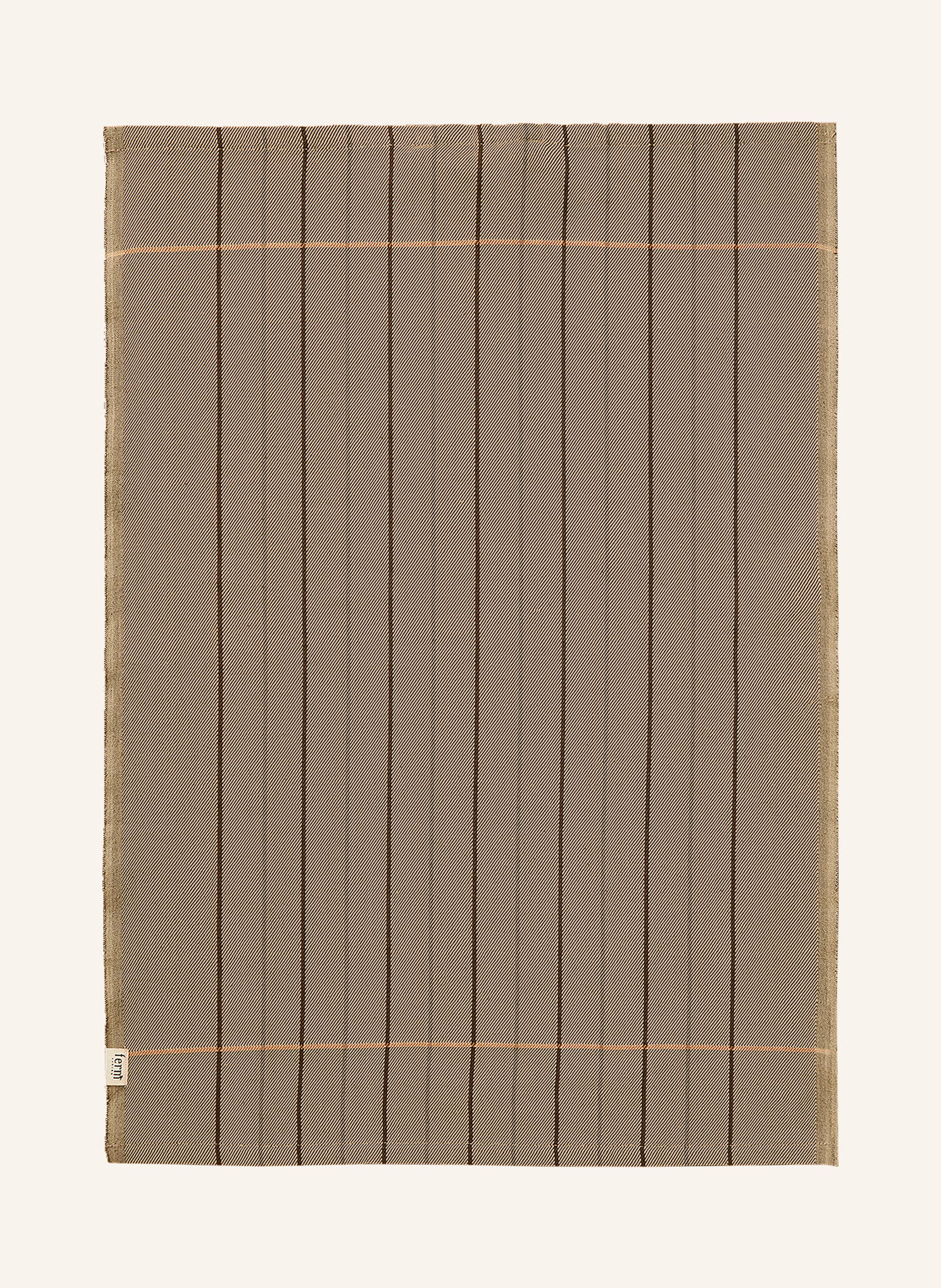 Ferm LIVING 2er-Set Geschirrtücher: BRAUN / TAUPE