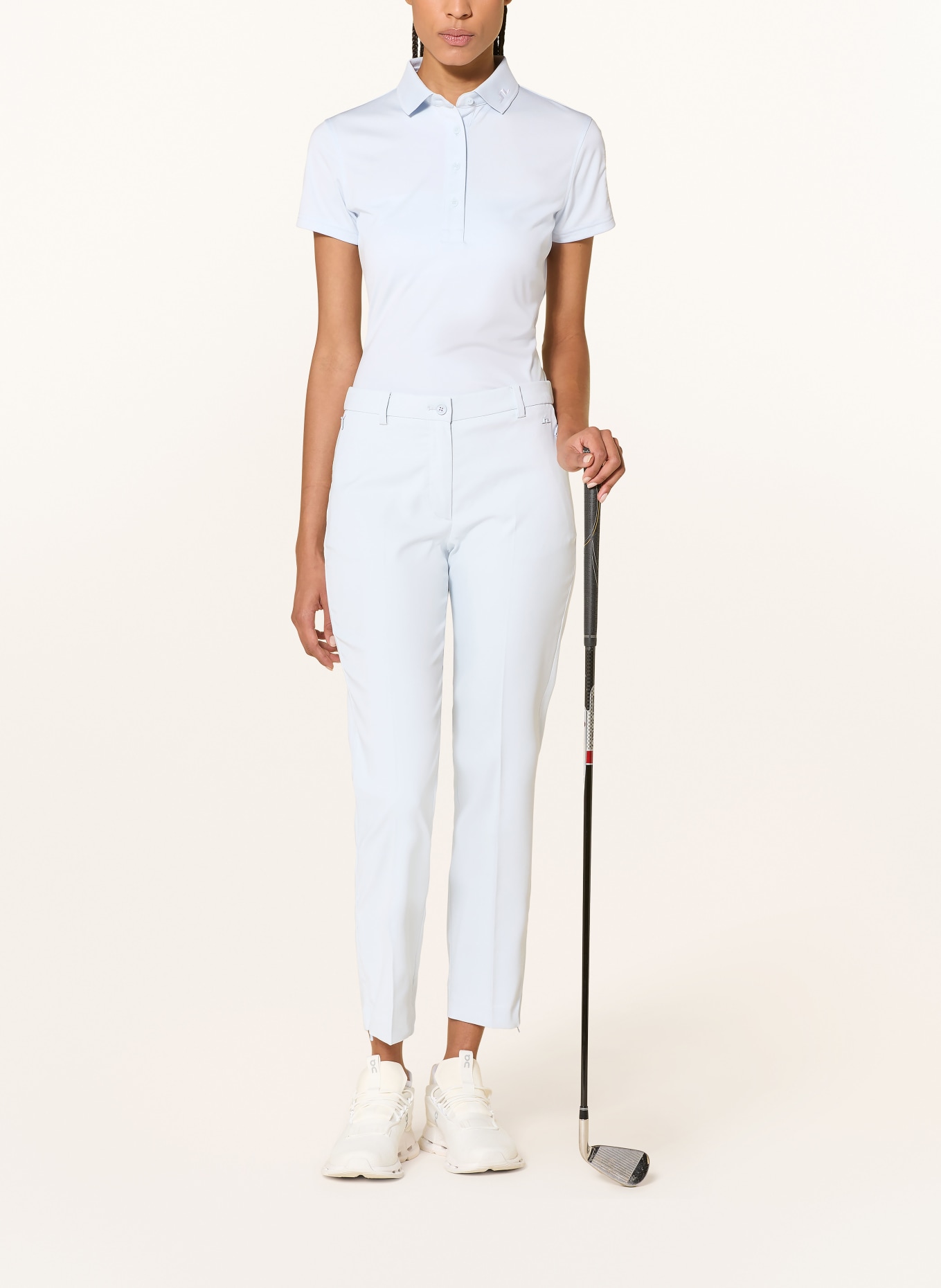J.LINDEBERG Funktions-Poloshirt: HELLBLAU