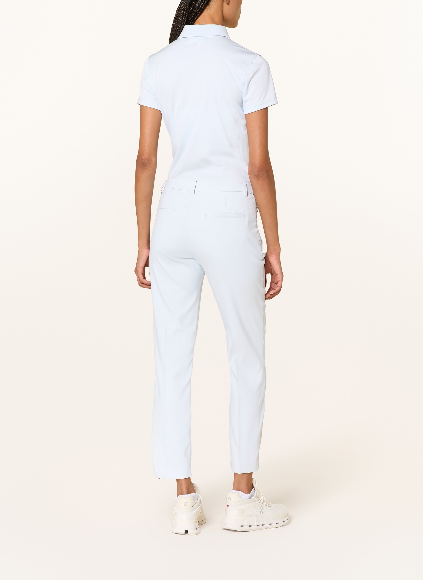 J.LINDEBERG Funktions-Poloshirt: HELLBLAU
