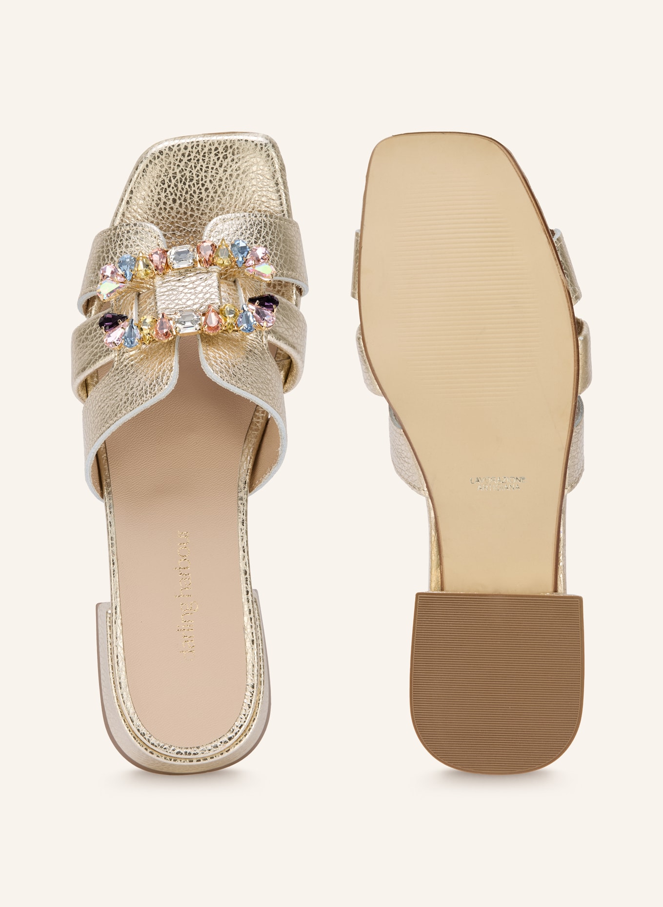 darling harbour mules: GOLD