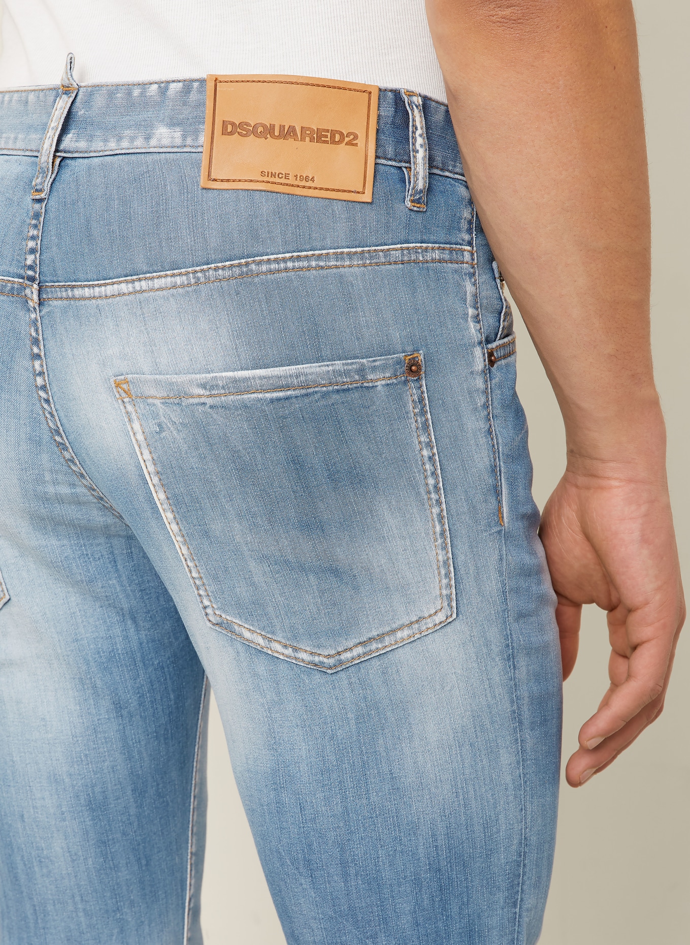 DSQUARED2 Jeans Extra Slim Fit: 470 NAVY BLUE