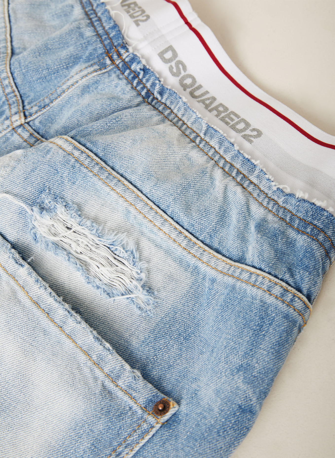 DSQUARED2 jeansshort: 470 NAVY BLUE