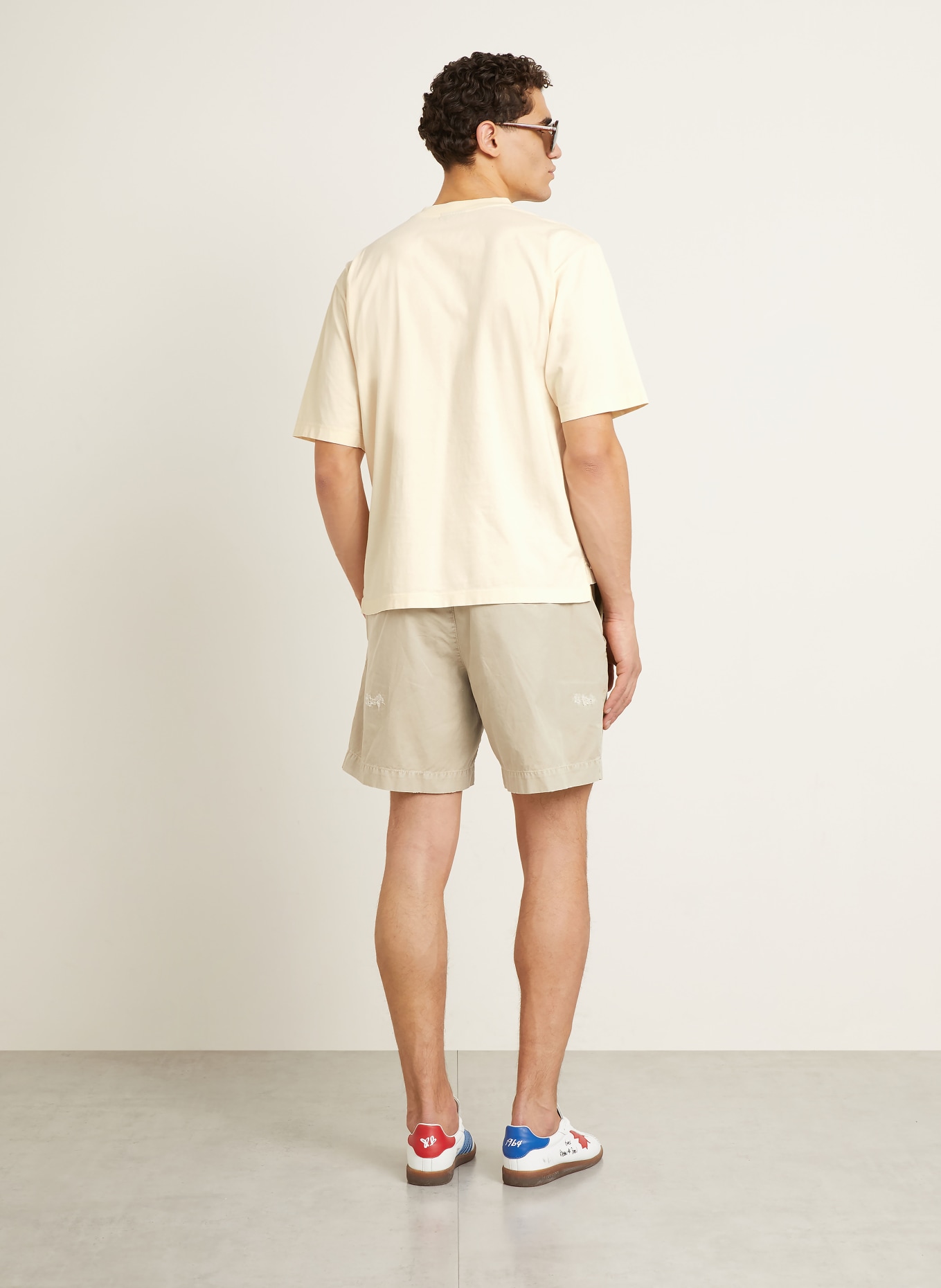 DSQUARED2 tričko: BÍLÁ / ŠEDÁ / ČERVENÁ