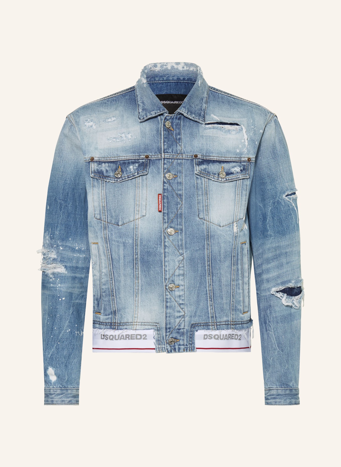 DSQUARED2 kurtka dżinsowa: NIEBIESKI