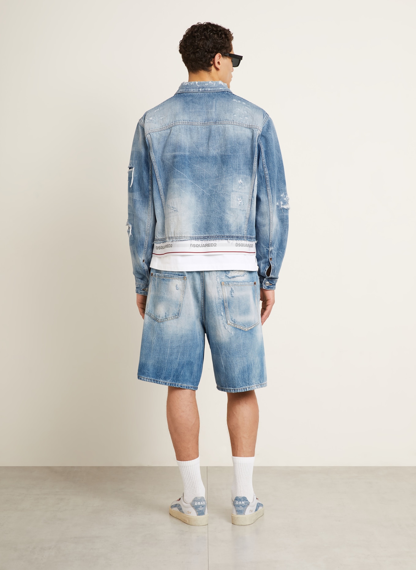 DSQUARED2 kurtka dżinsowa: NIEBIESKI