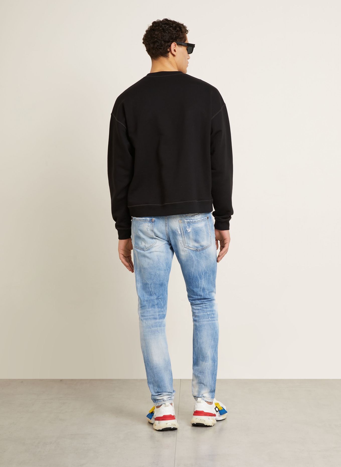 DSQUARED2 mikina: ČERNÁ