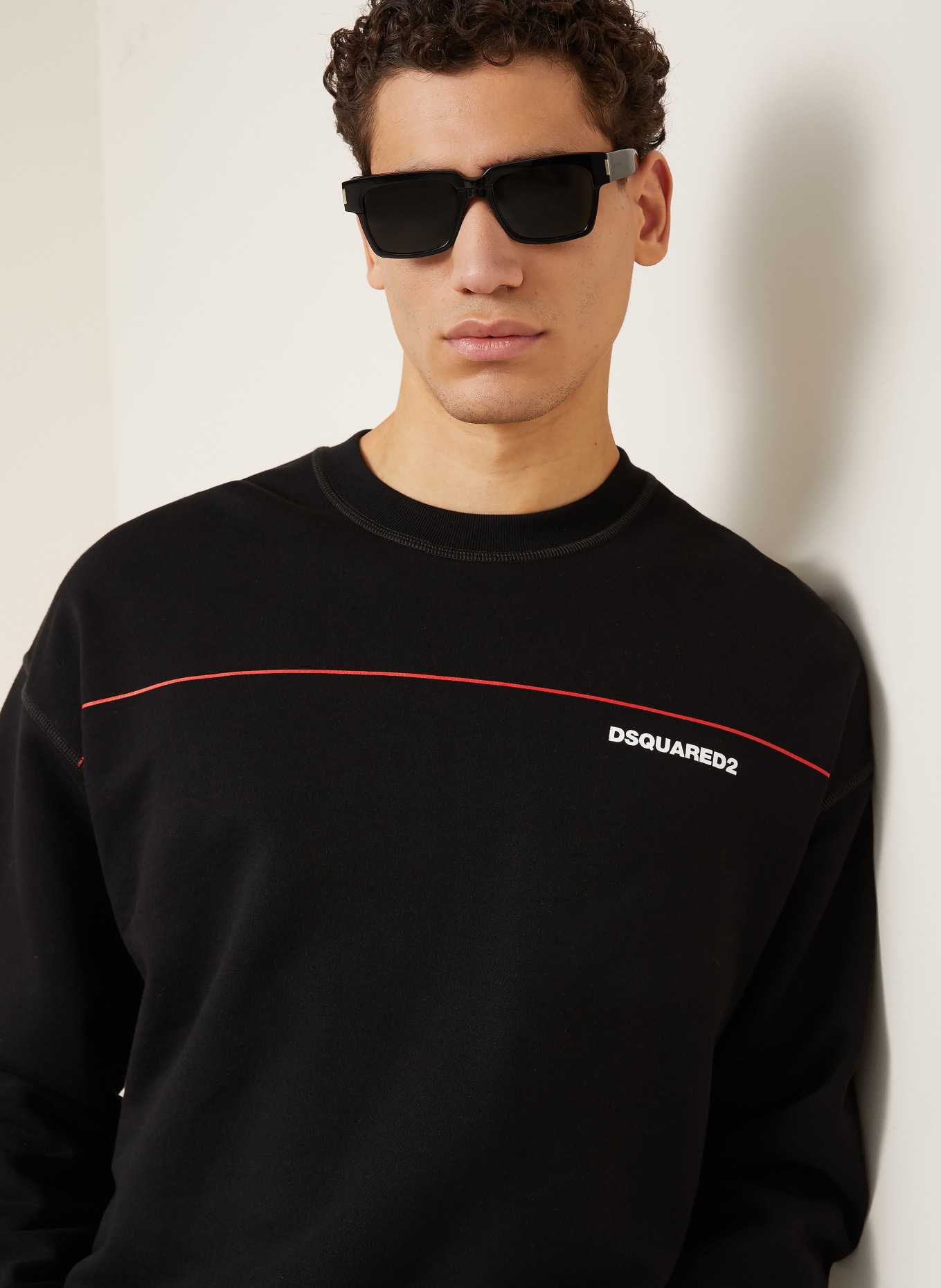 DSQUARED2 mikina: ČERNÁ