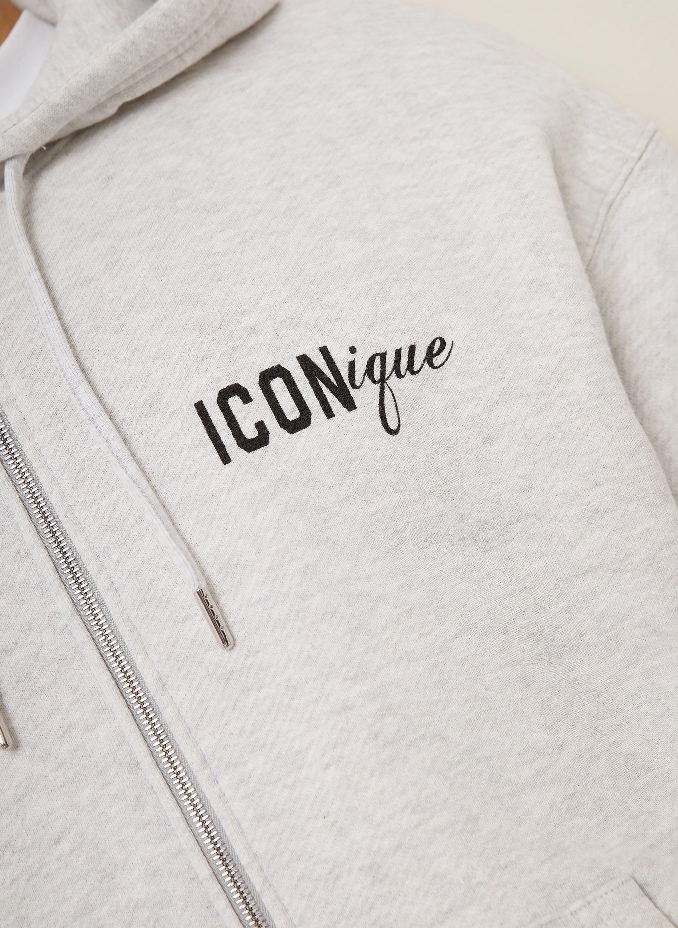 DSQUARED2 Sweatjacke: HELLGRAU / KHAKI / DUNKELBLAU