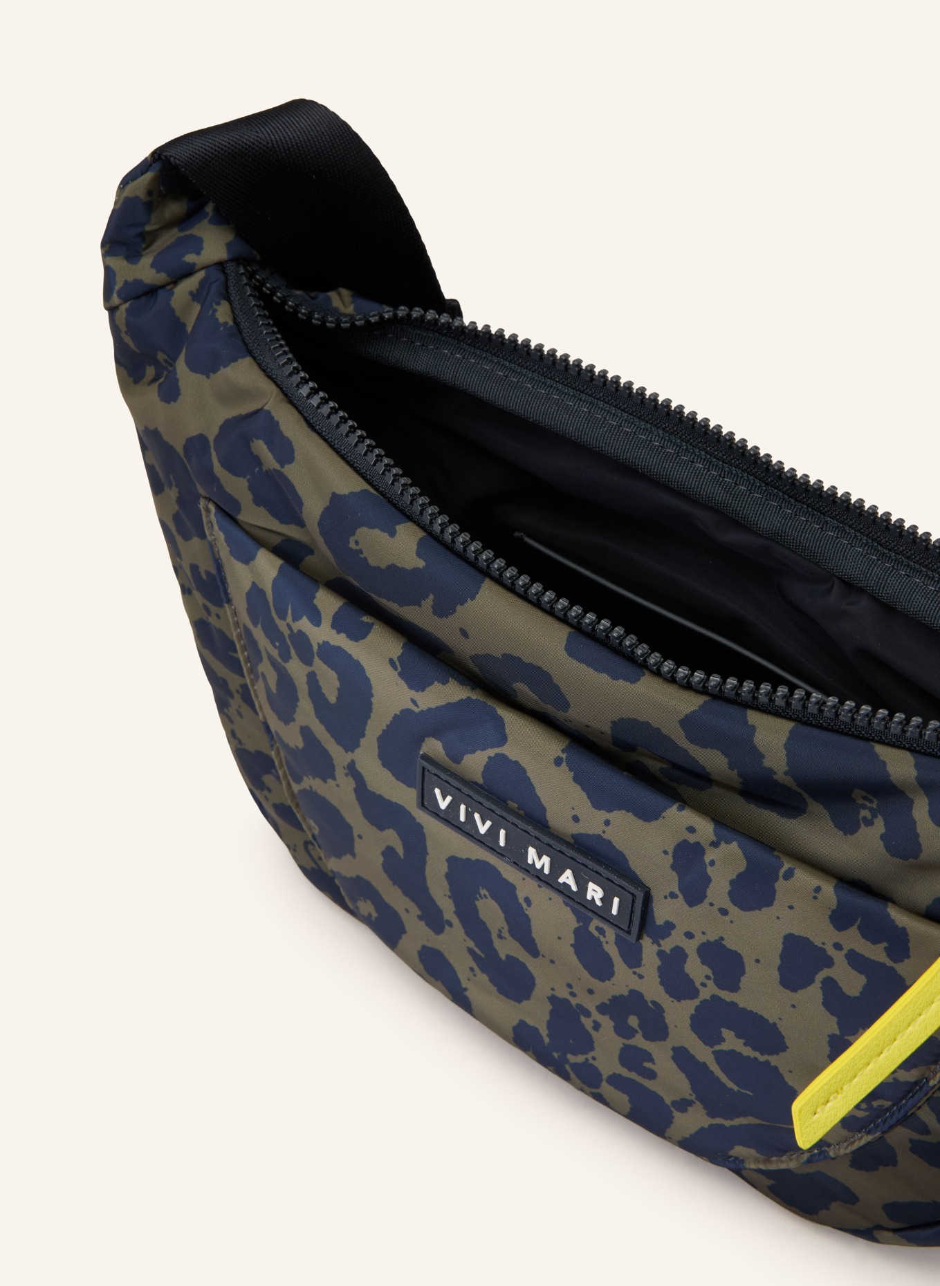 VIVI MARI Umhängetasche: KHAKI / DUNKELBLAU