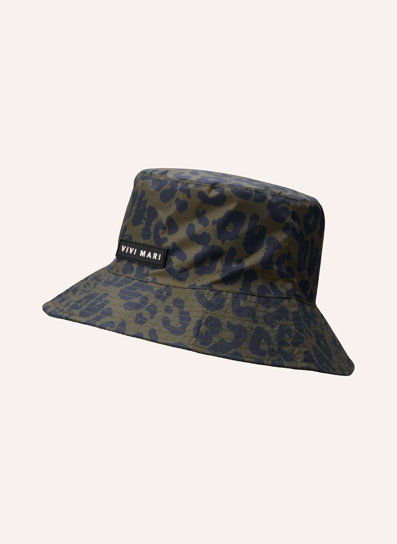VIVI MARI Bucket-Hat: OLIV / DUNKELBLAU