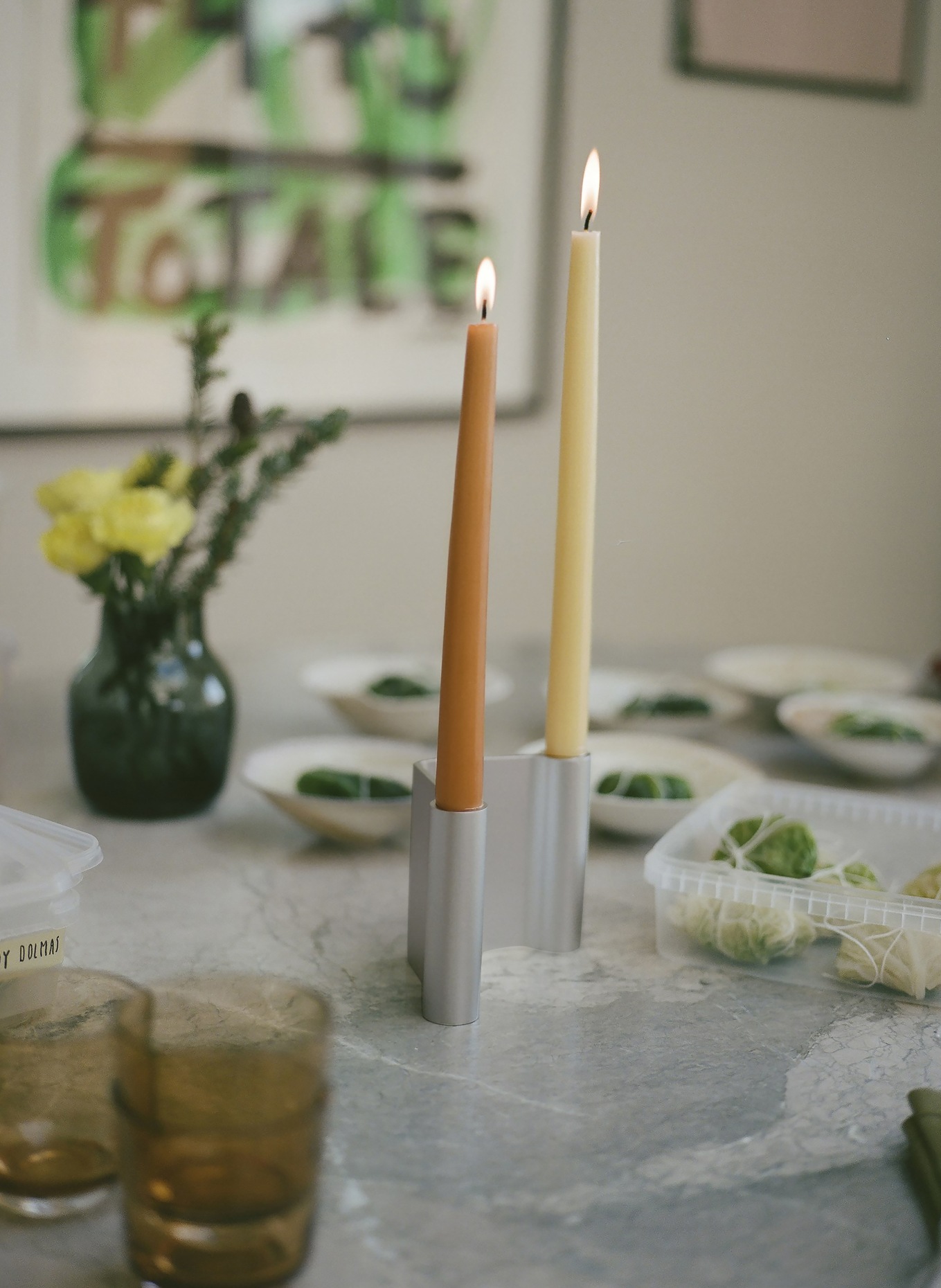 MUUTO Kerzenhalter: SILBER