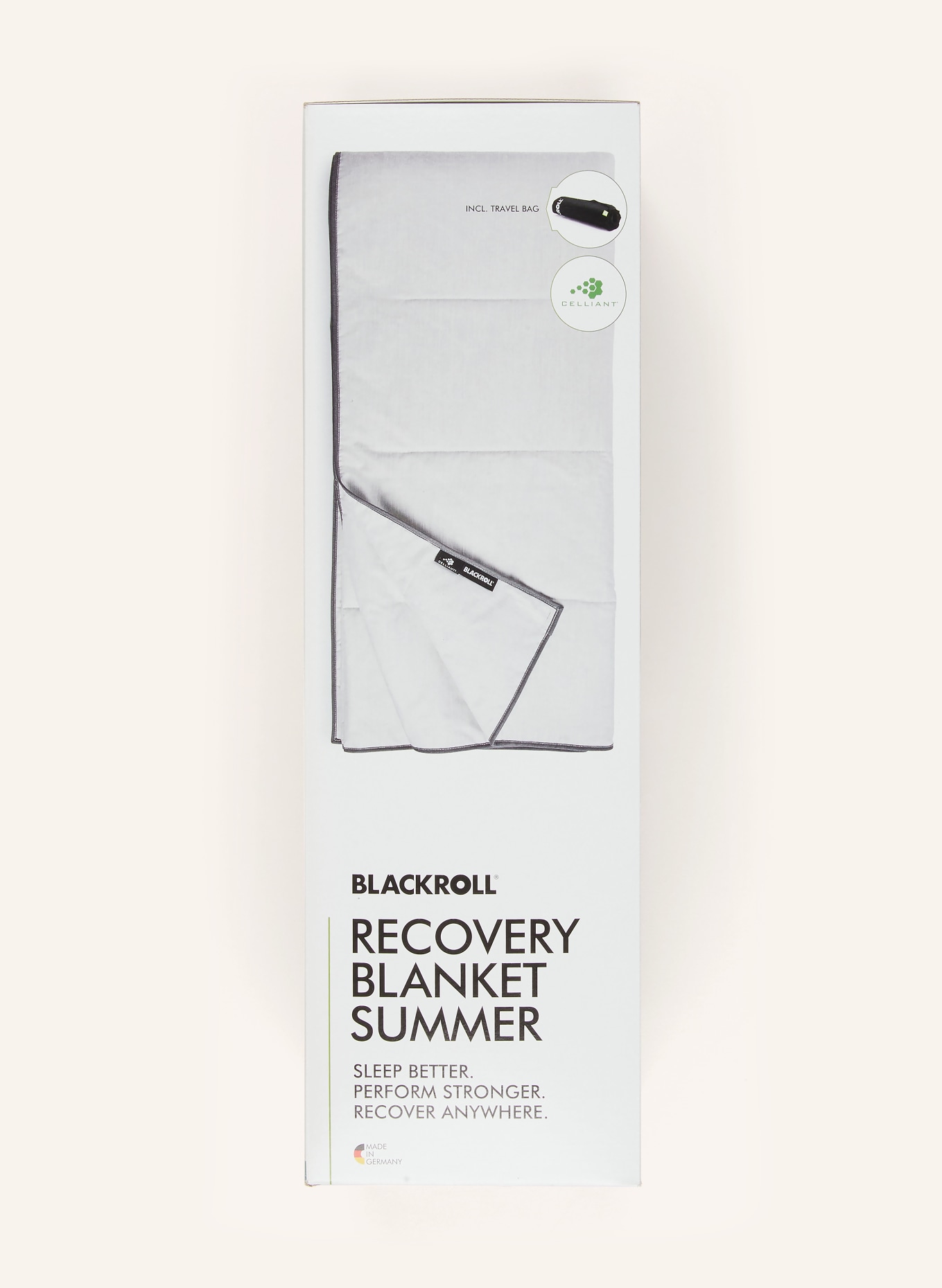 BLACKROLL Sommerdecke RECOVERY BLANKET SUMMER: ECRU