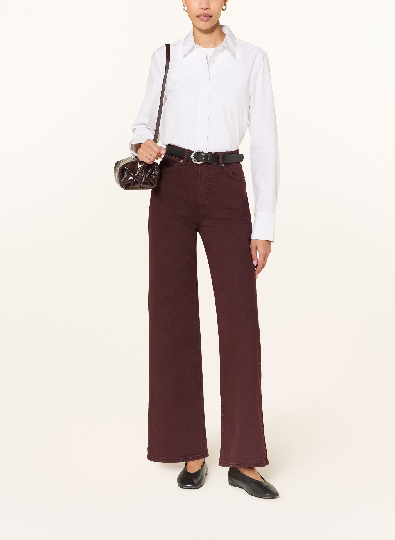 ARKET Straight Jeans: 014 49-107 Red