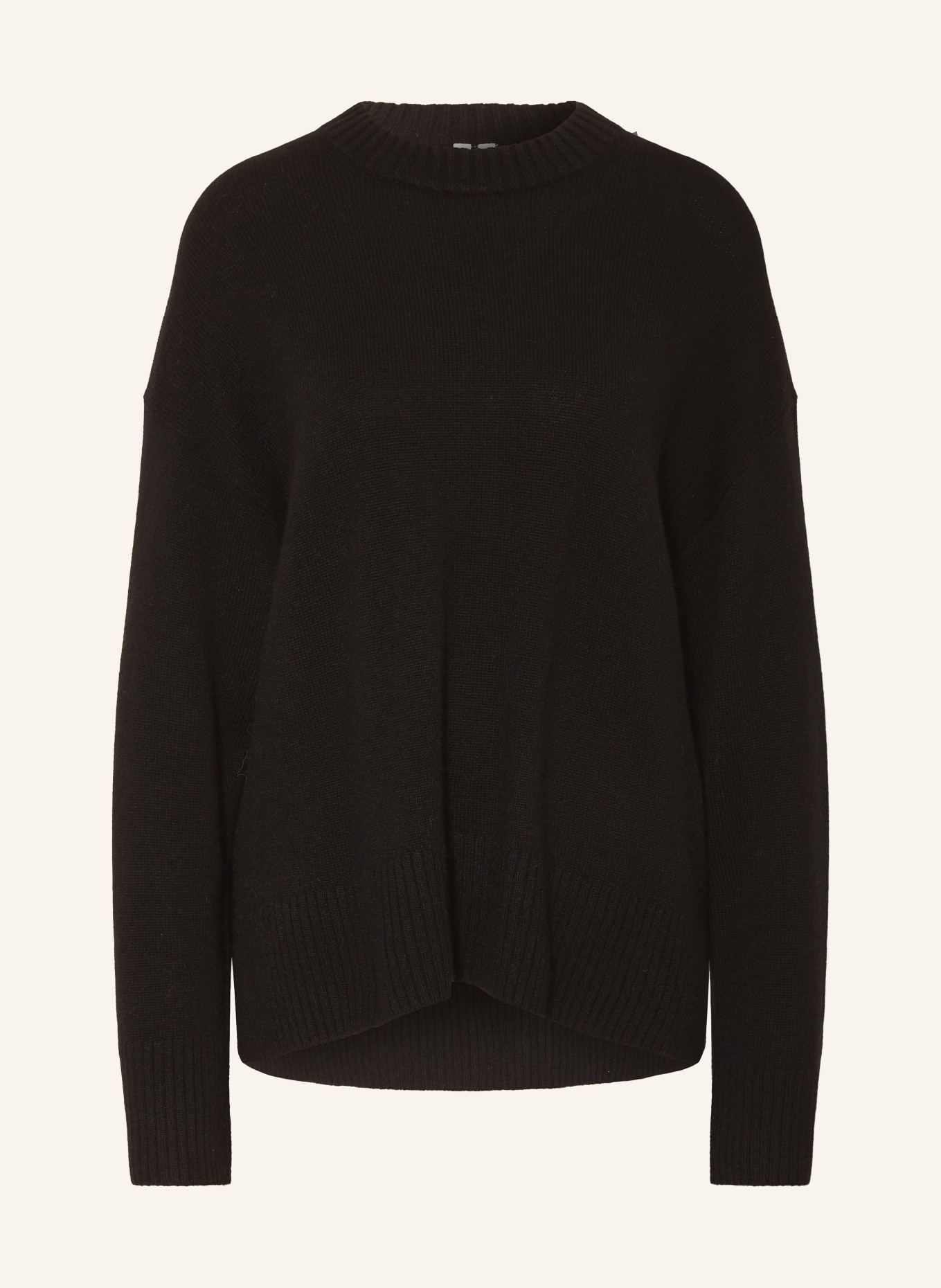 ARKET Oversized-Pullover aus Cashmere: SCHWARZ