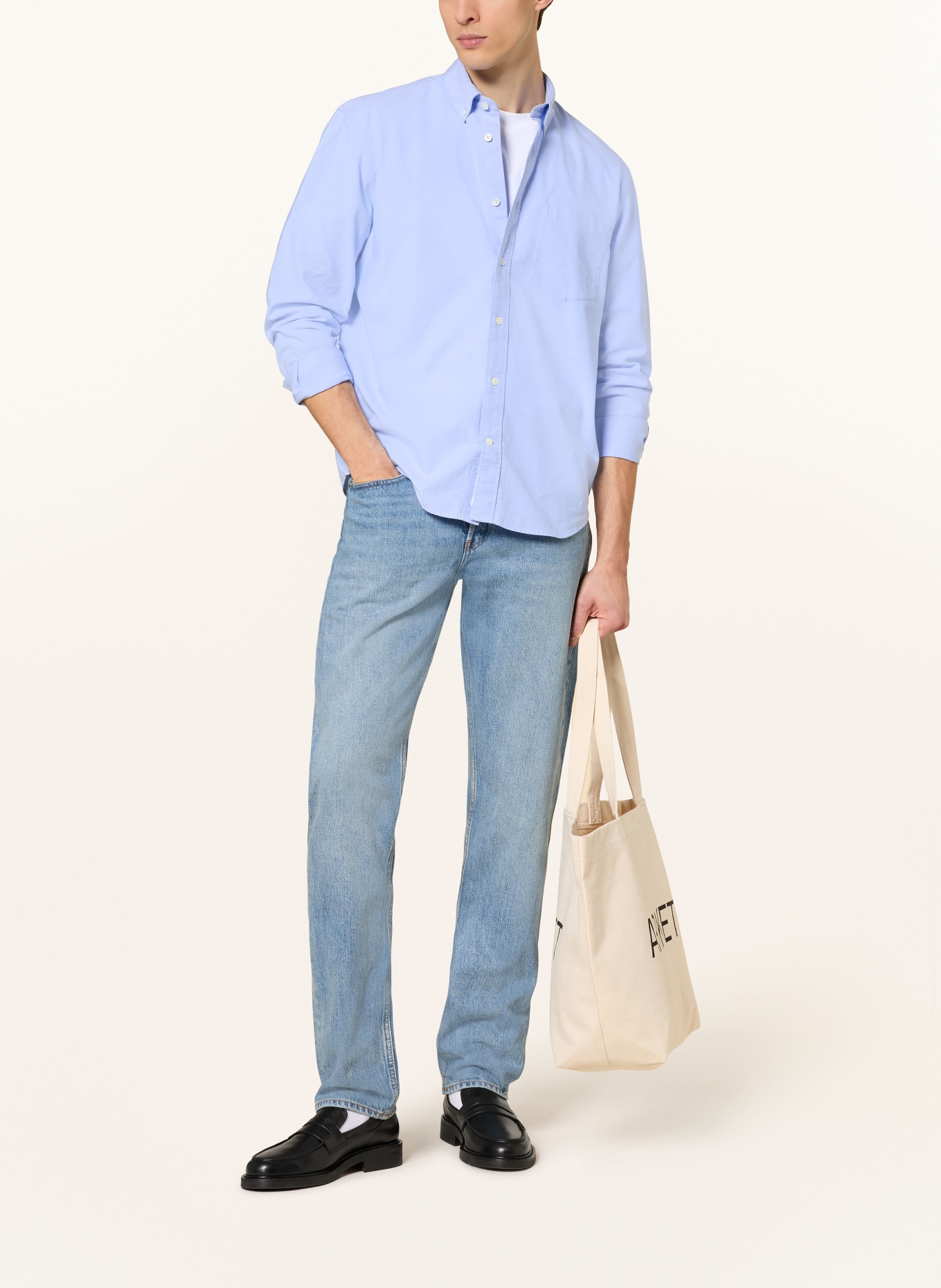 ARKET Oxfordhemd Regular Fit: HELLBLAU