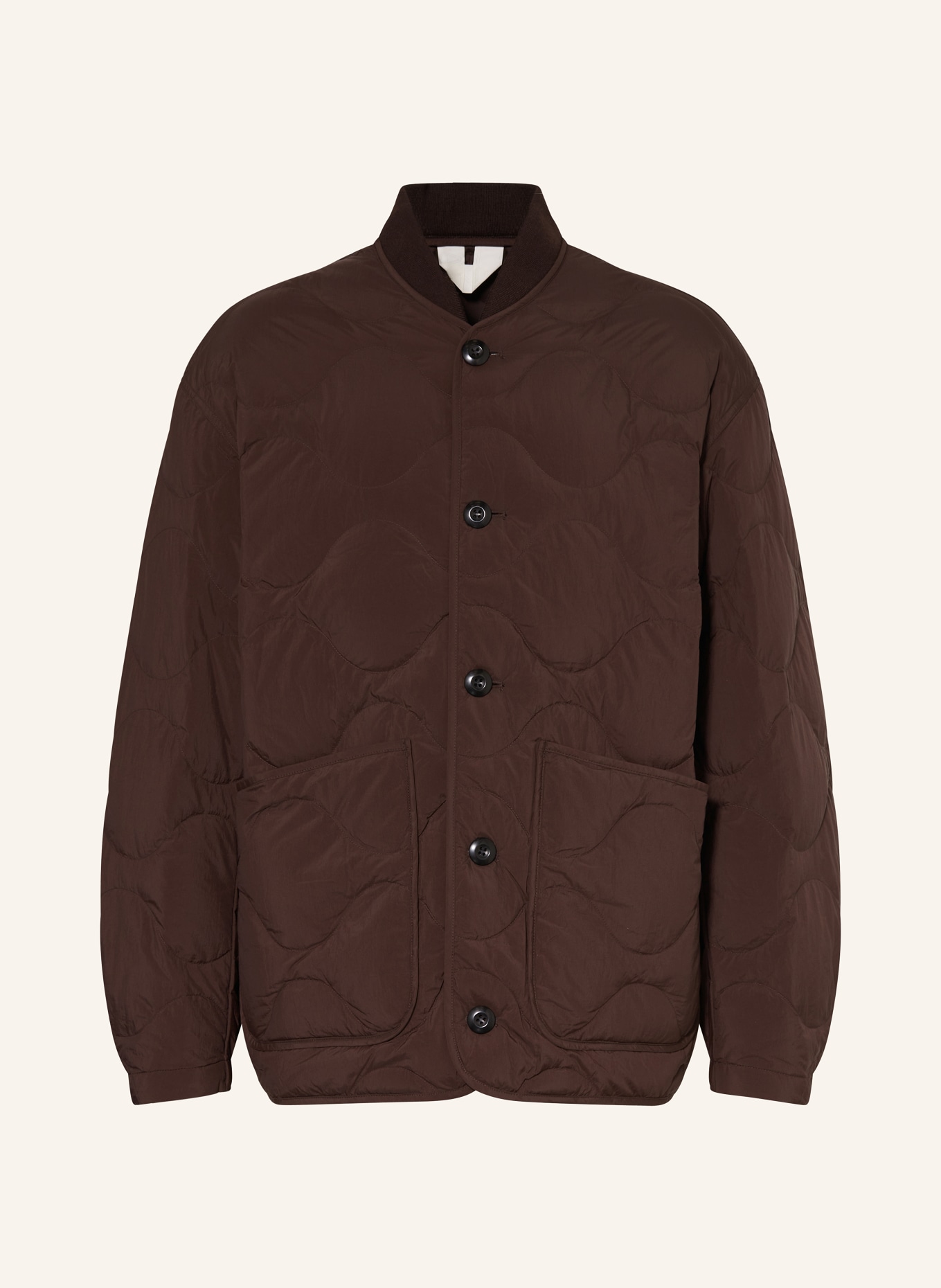 ARKET Lightweight-Daunenjacke: DUNKELBRAUN