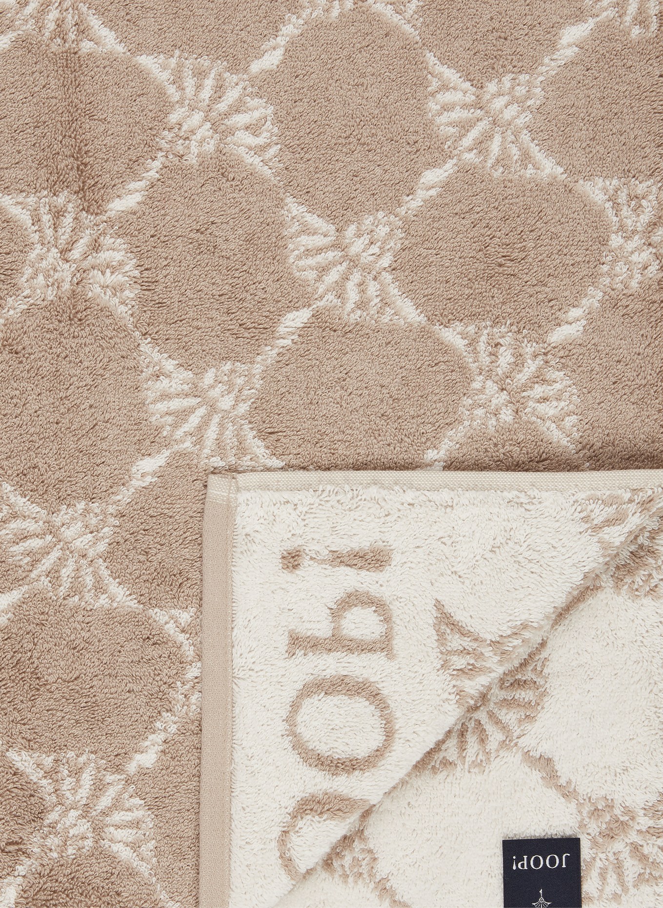 JOOP! Handtuch: HELLBRAUN / CREME