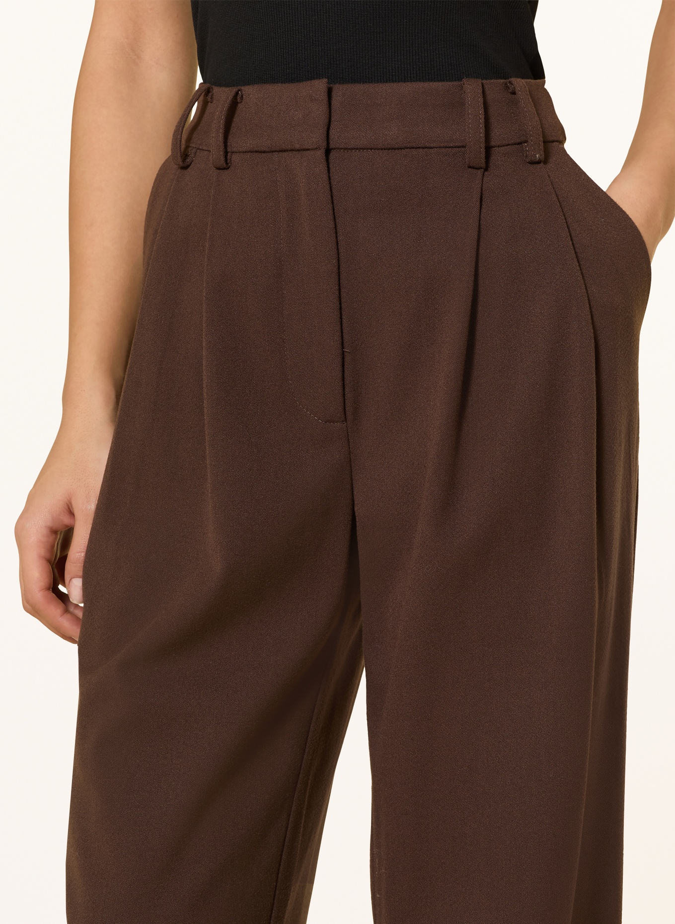 LeGer Studio Marlenenhose INKEN: DUNKELBRAUN