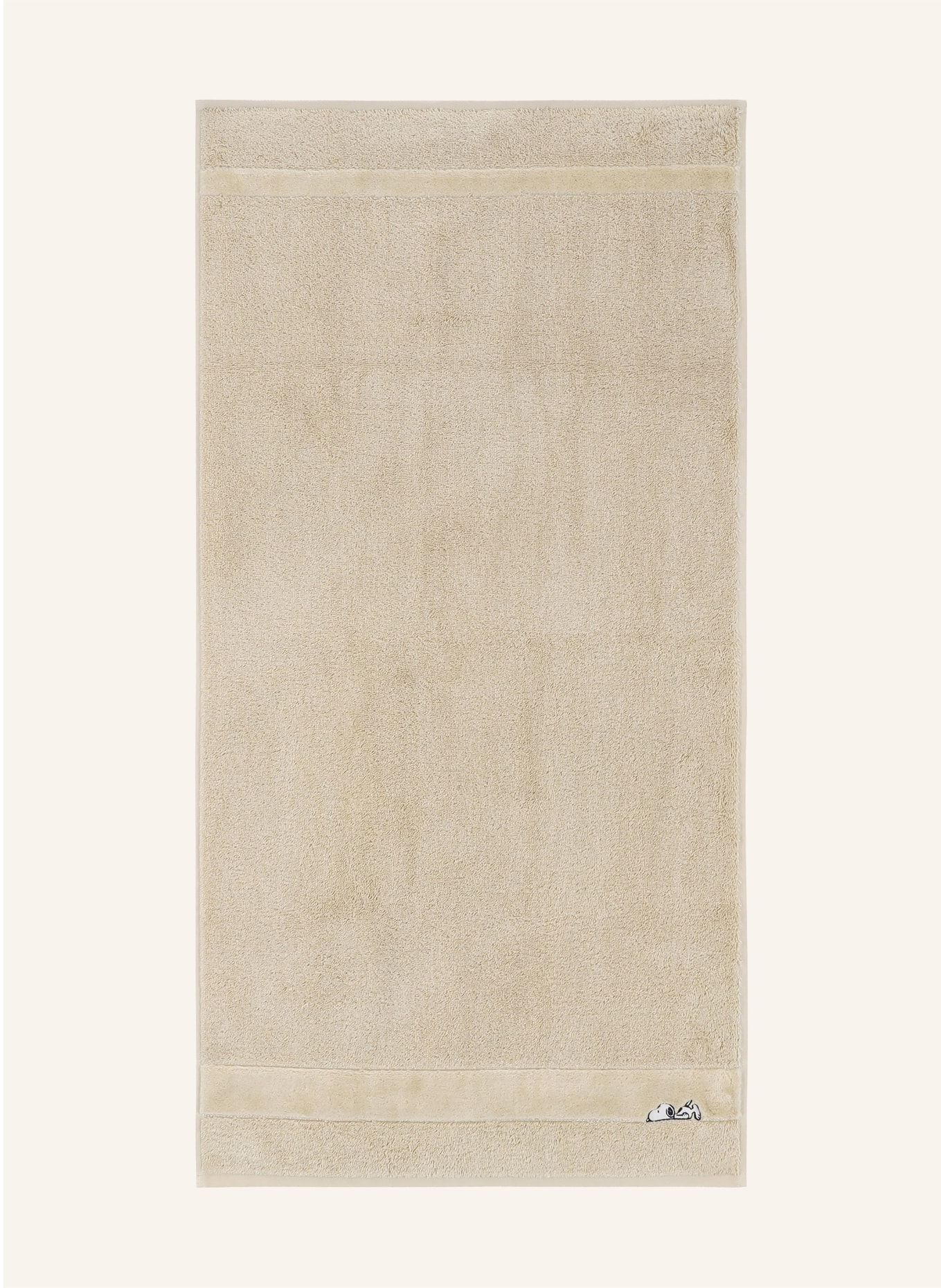 VOSSEN Handtuch SLEEPY SNOOPY: BEIGE