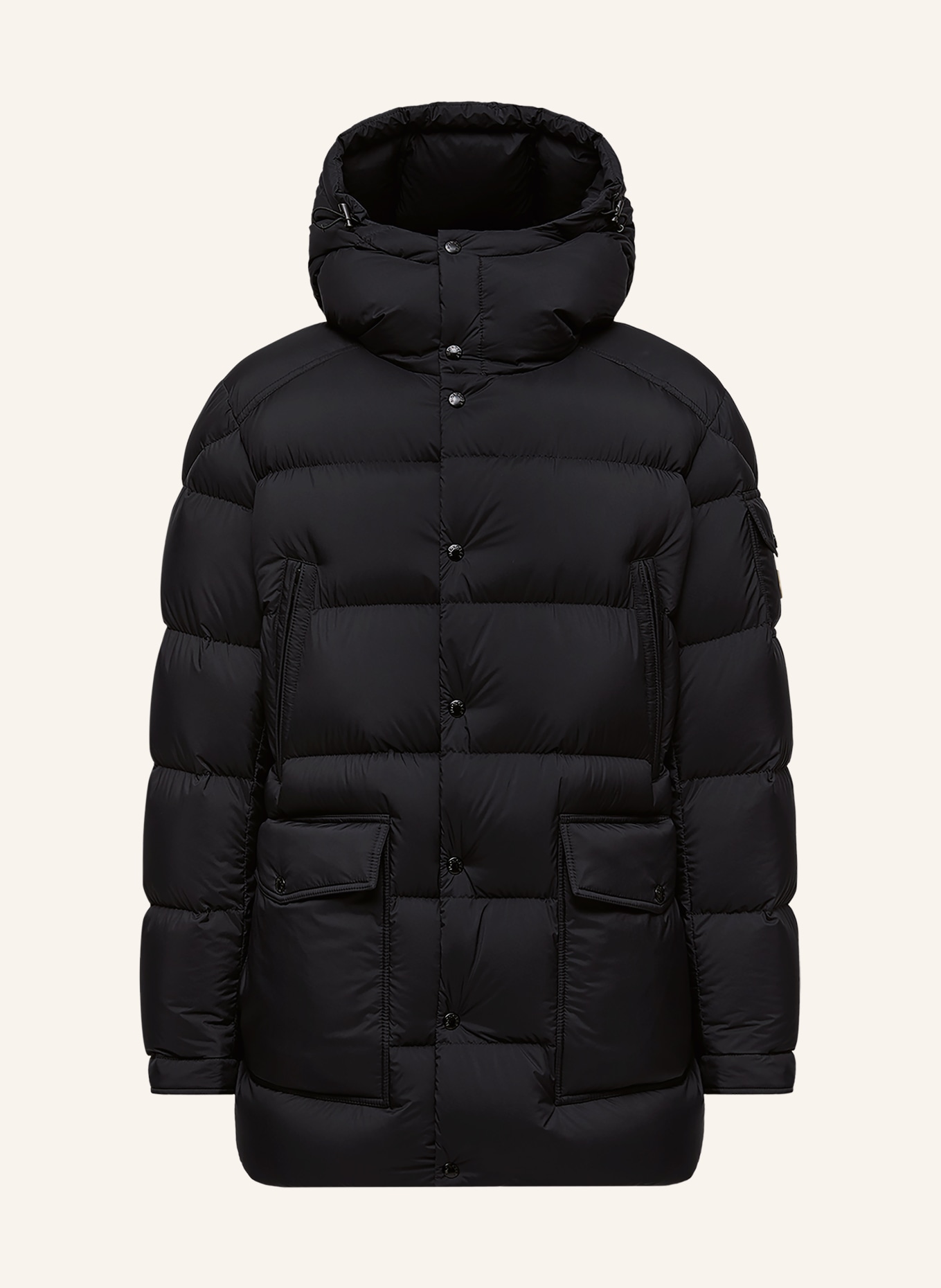 MONCLER Kurtka puchowa BRETAGNE: CZARNY