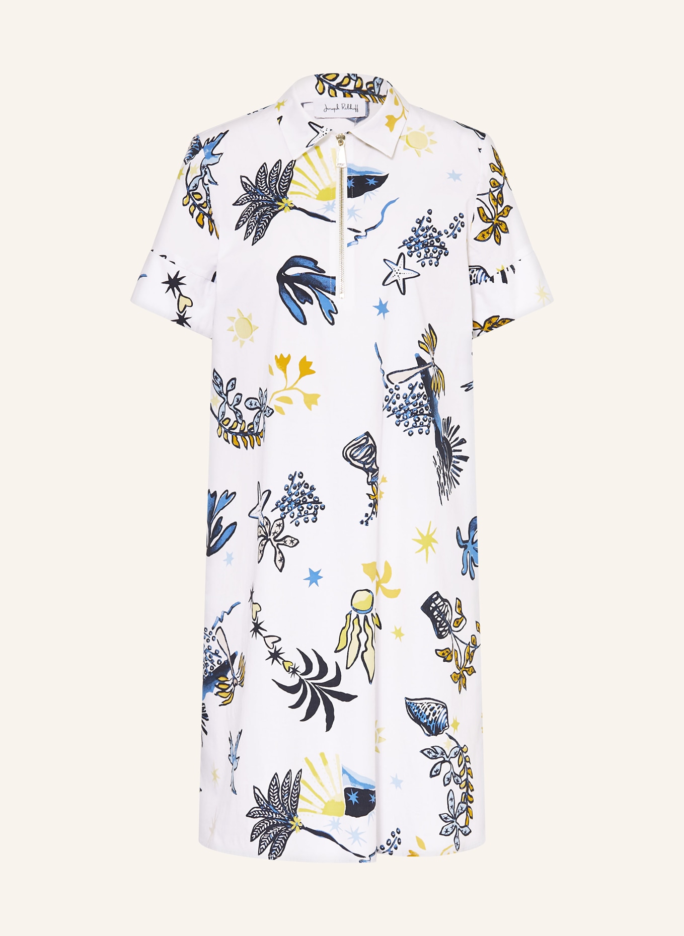 Joseph Ribkoff Sukienka koszulowa: BIAŁY / ŻÓŁTY / NIEBIESKI