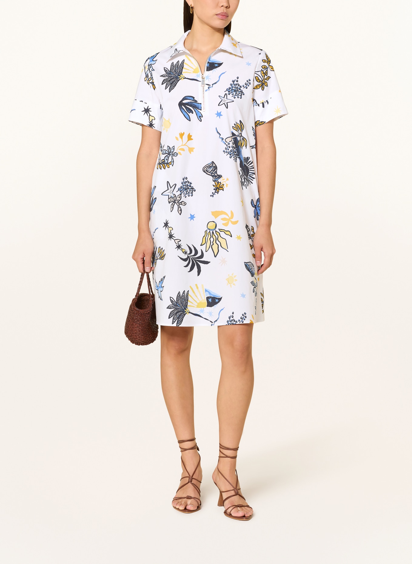 Joseph Ribkoff Sukienka koszulowa: BIAŁY / ŻÓŁTY / NIEBIESKI