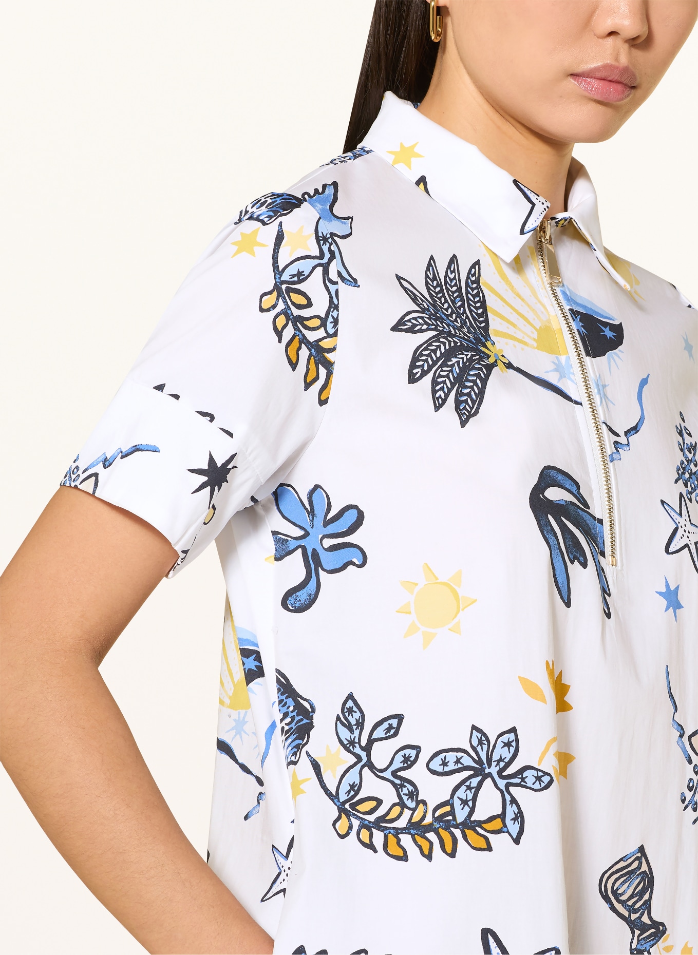 Joseph Ribkoff Sukienka koszulowa: BIAŁY / ŻÓŁTY / NIEBIESKI