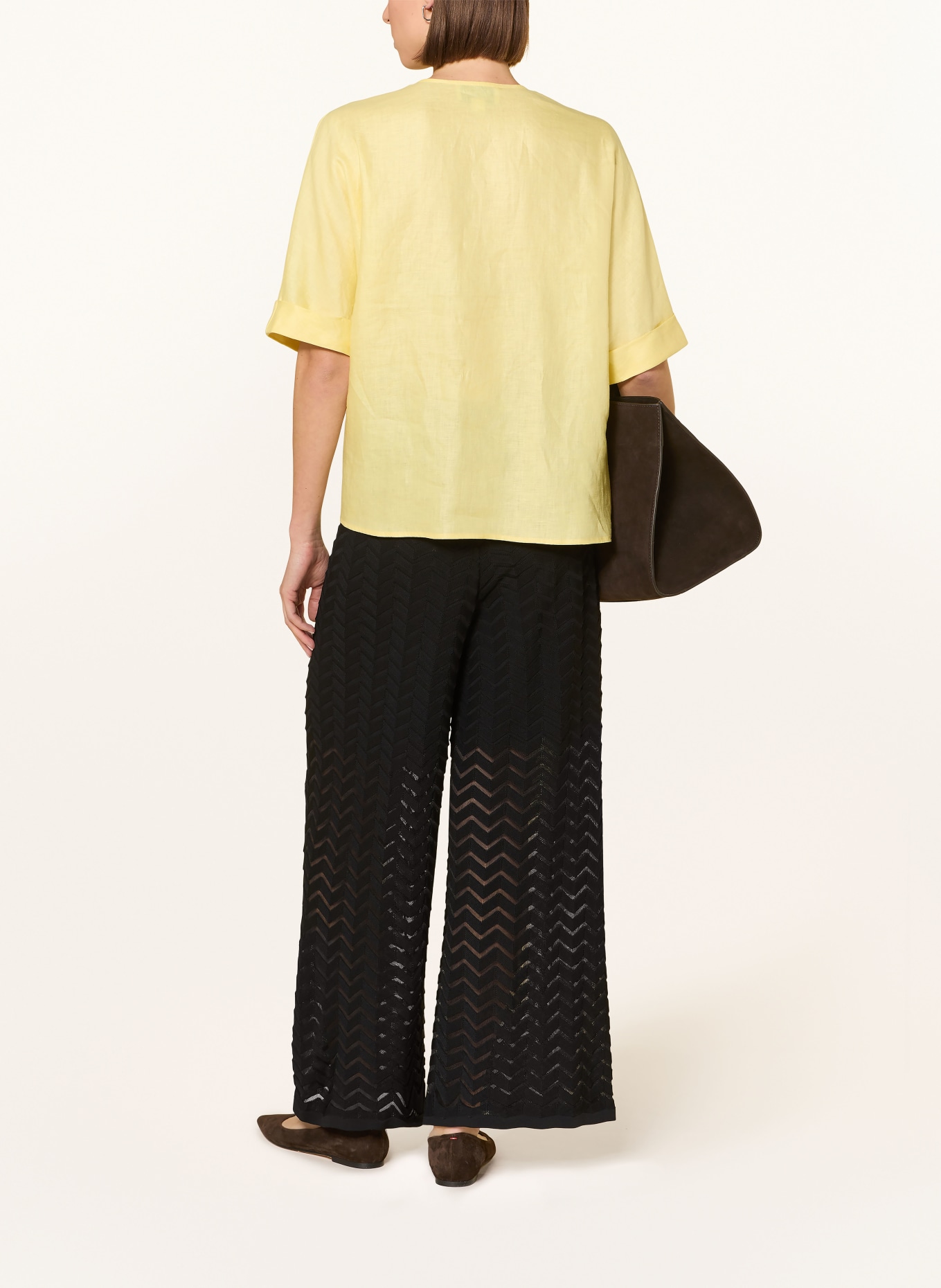Joseph Ribkoff Linen blouse: YELLOW