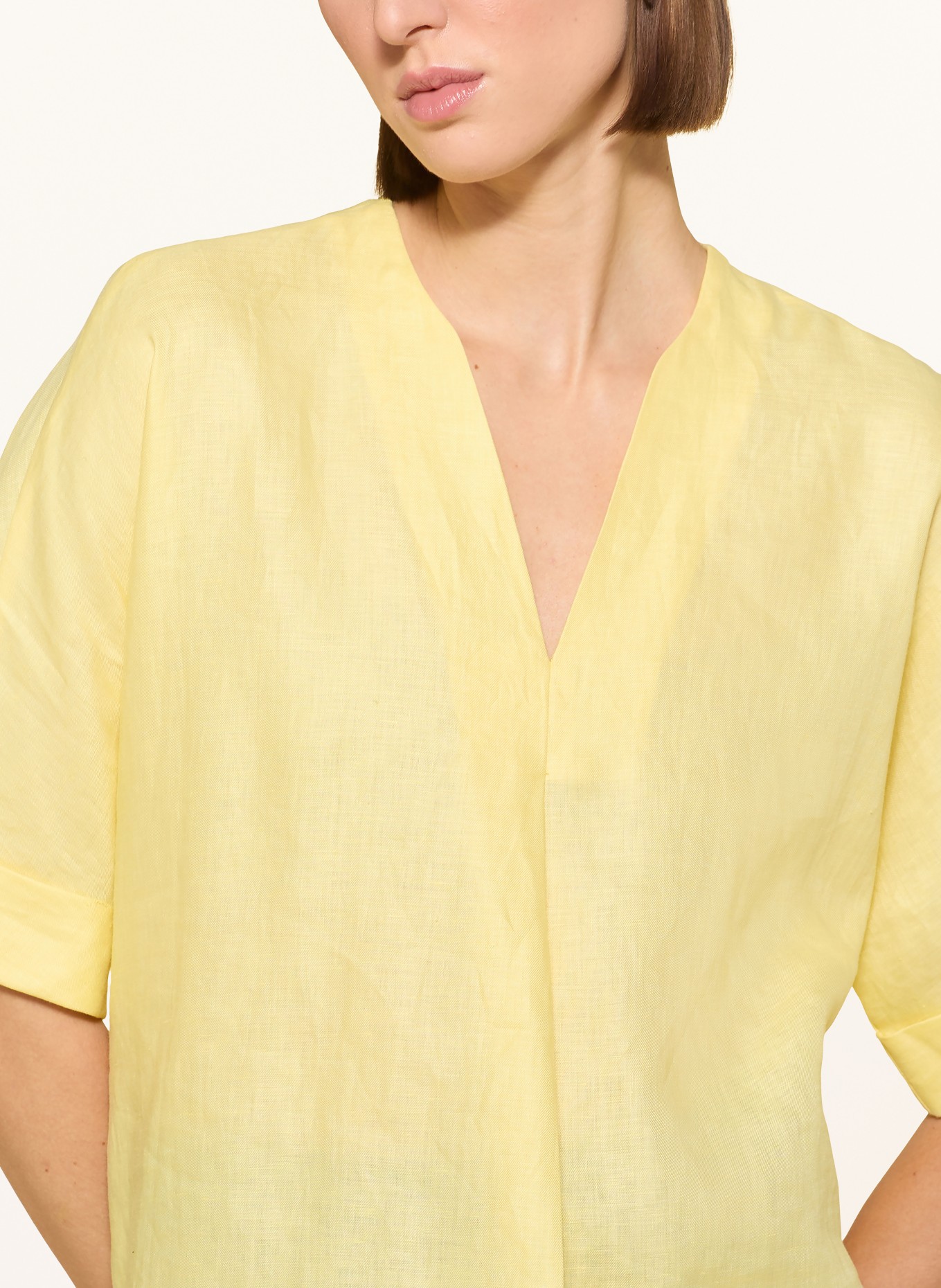 Joseph Ribkoff Linen blouse: YELLOW