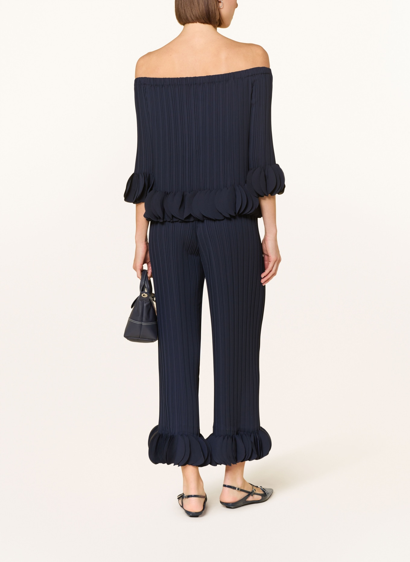 Joseph Ribkoff Pleated pants: DARK BLUE