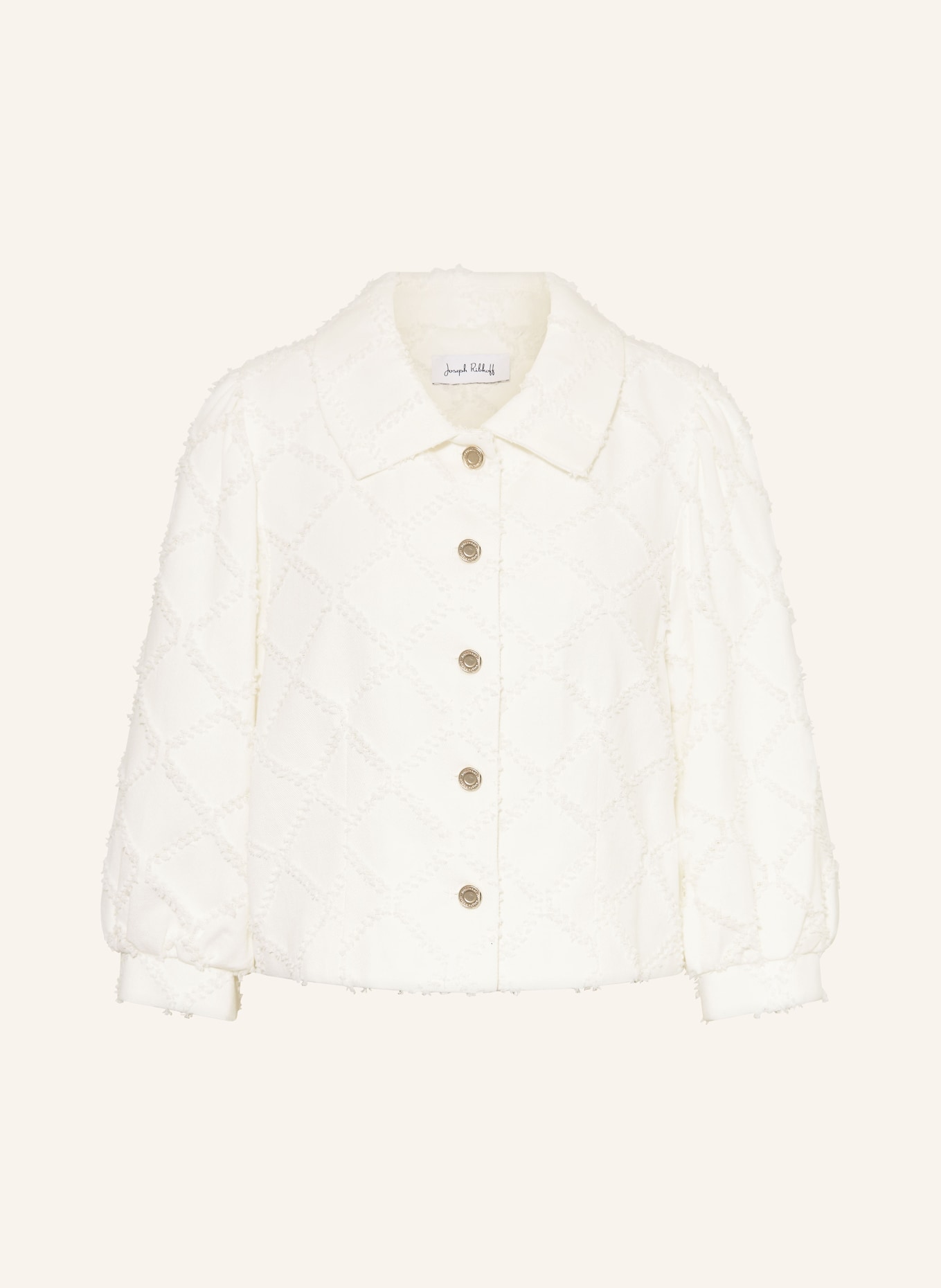 Joseph Ribkoff Kastenjacke mit 3/4-Arm: WEISS