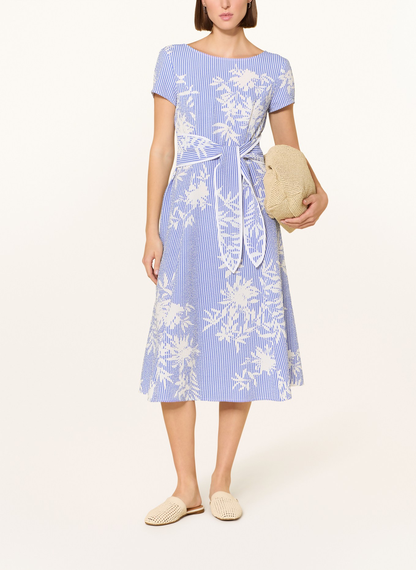 Joseph Ribkoff dress: BLUE / WHITE
