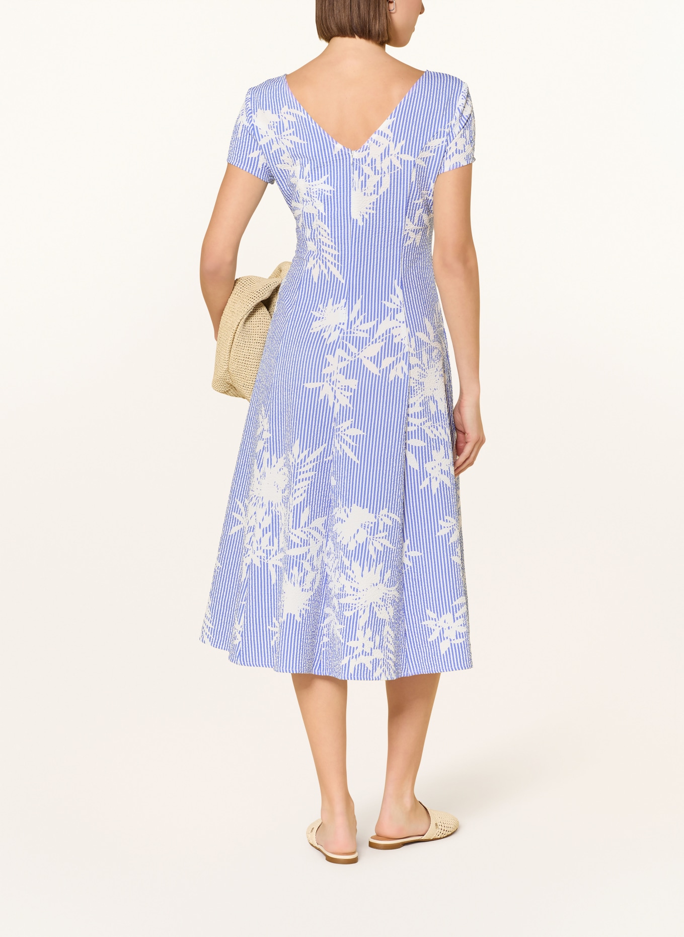 Joseph Ribkoff dress: BLUE / WHITE