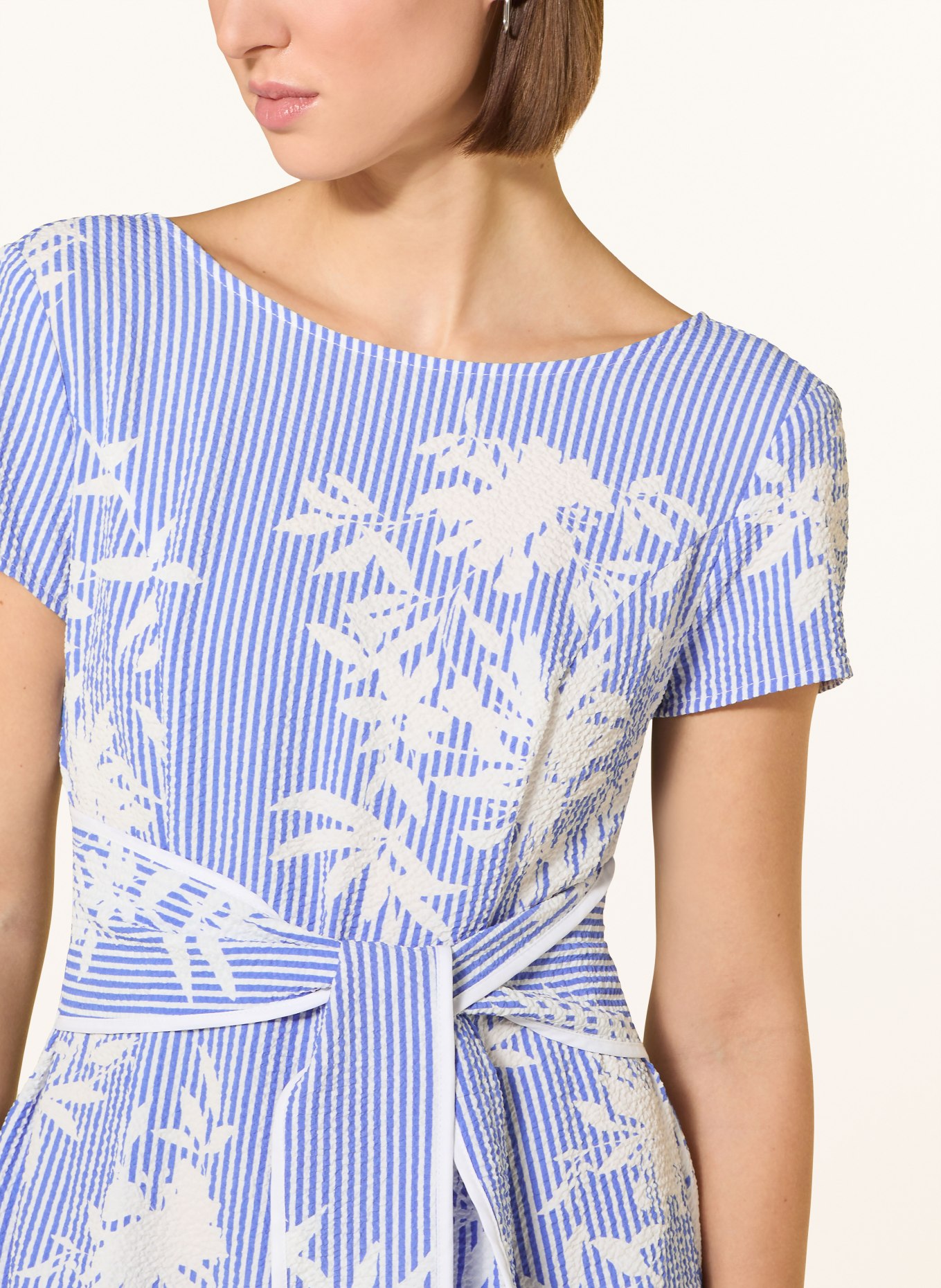 Joseph Ribkoff dress: BLUE / WHITE