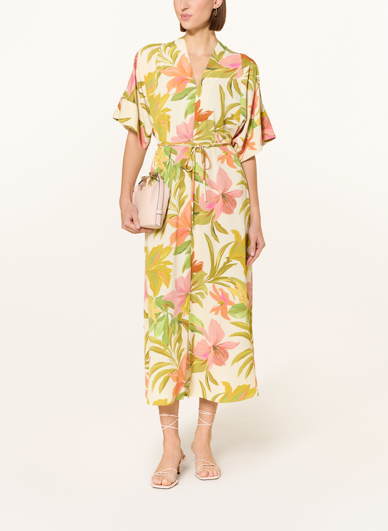 Joseph Ribkoff dress: CREAM / ROSE / GREEN