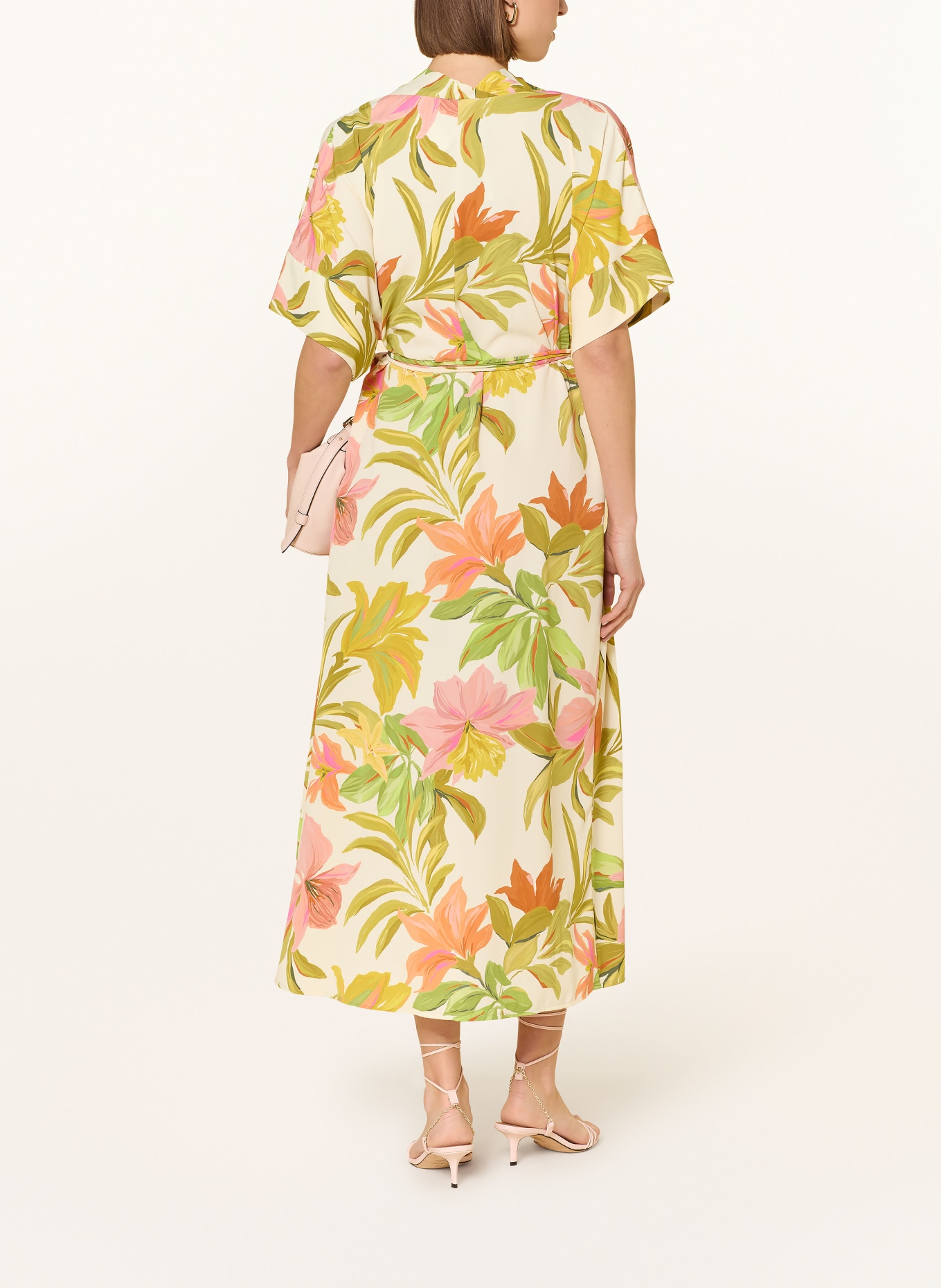 Joseph Ribkoff dress: CREAM / ROSE / GREEN