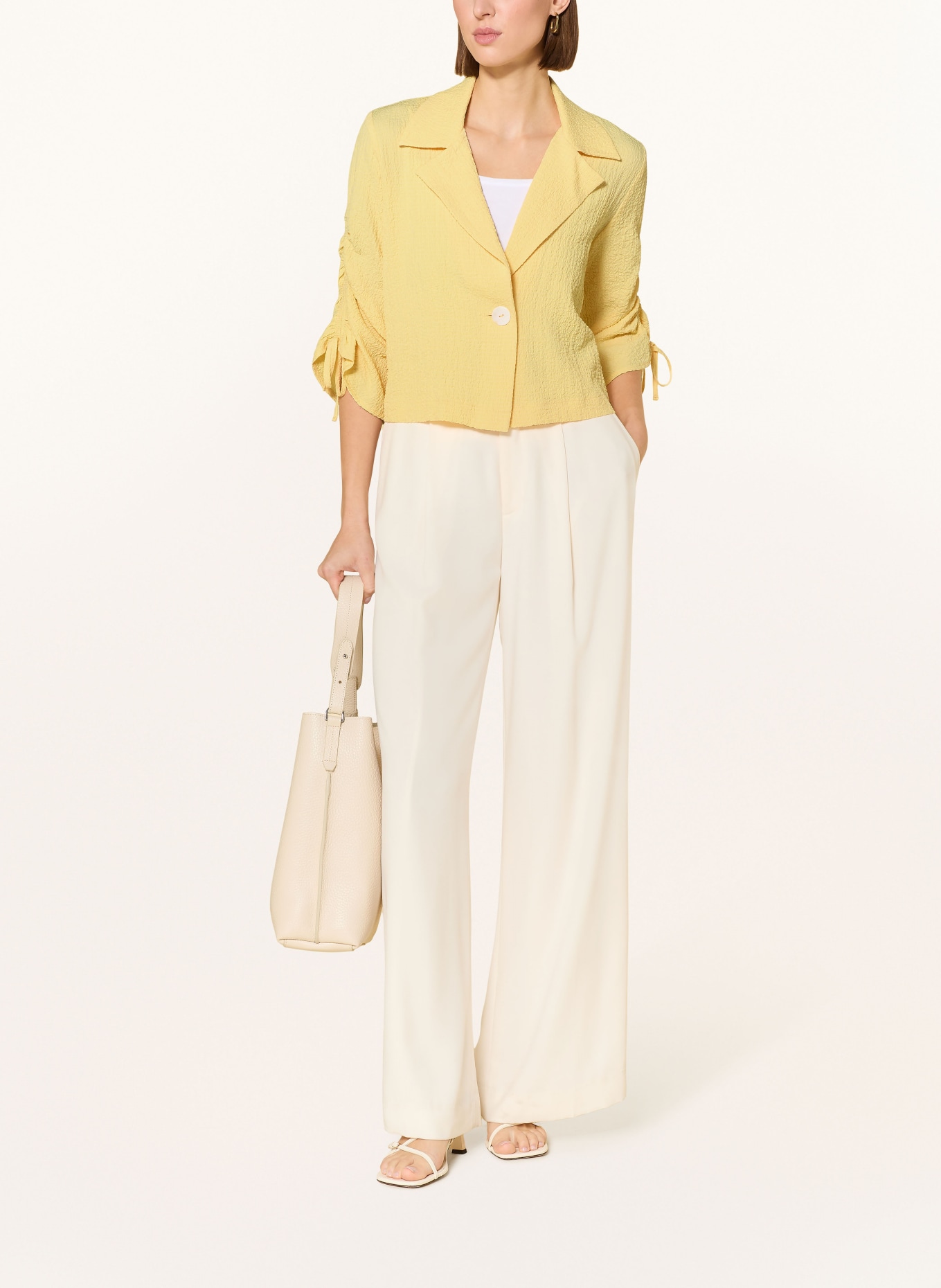 Joseph Ribkoff Sako s 3/4 rukávy: ŽLUTÁ