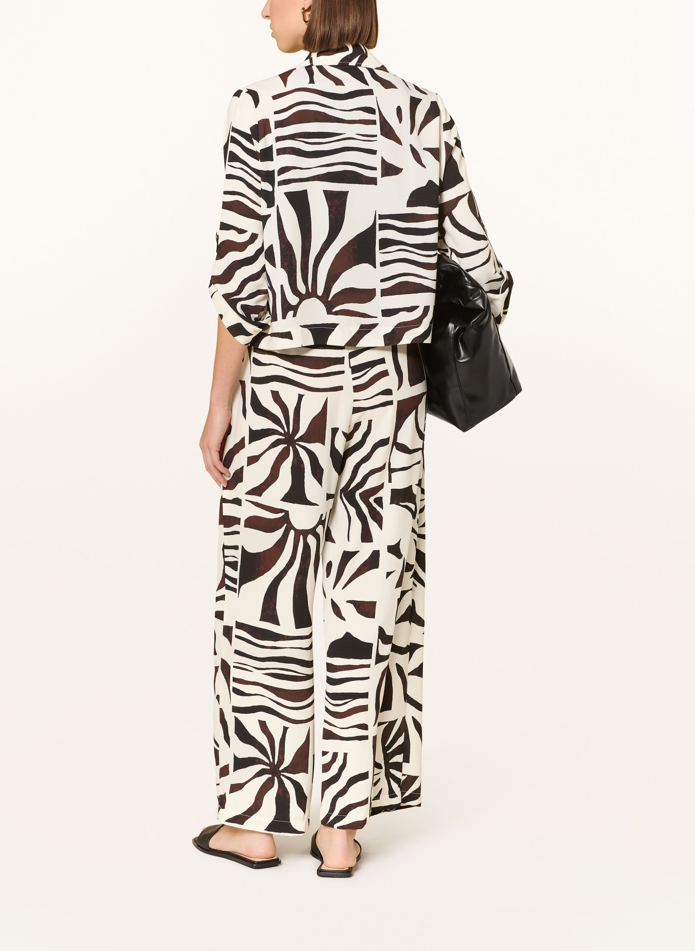 Joseph Ribkoff spodnie: KREMOWY / CIEMNOBRĄZOWY