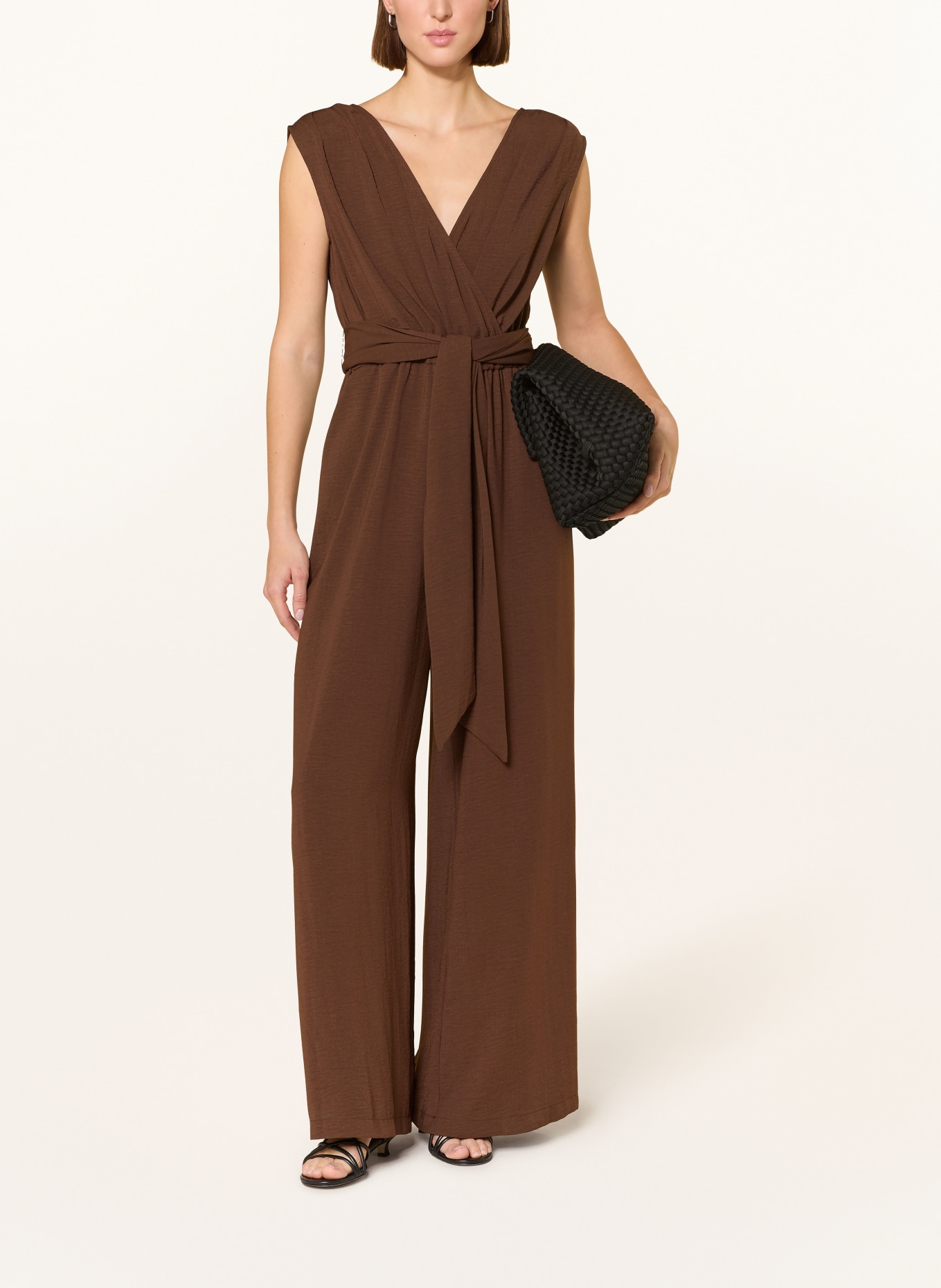 Joseph Ribkoff Jumpsuit: DARK BROWN