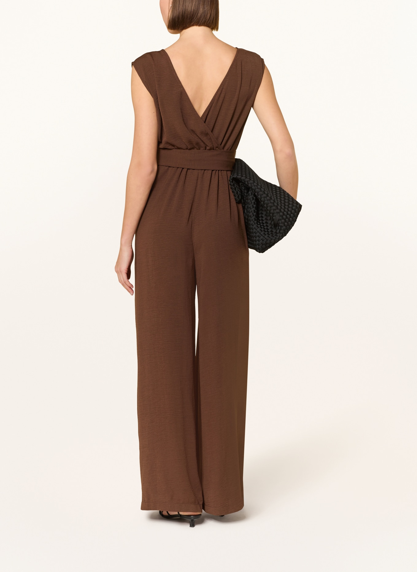 Joseph Ribkoff Jumpsuit: DARK BROWN