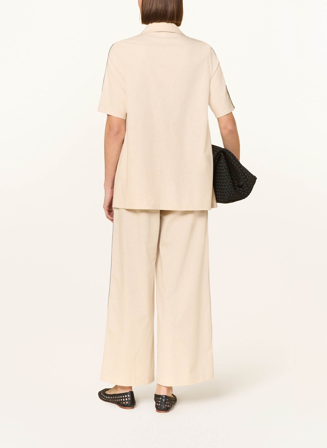 Joseph Ribkoff Spodnie z lnu: KREMOWY / BIAŁY / CZARNY