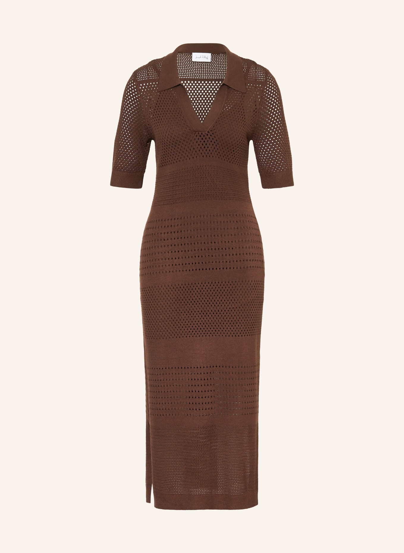 Joseph Ribkoff sukienka z dzianiny: CIEMNOBRĄZOWY
