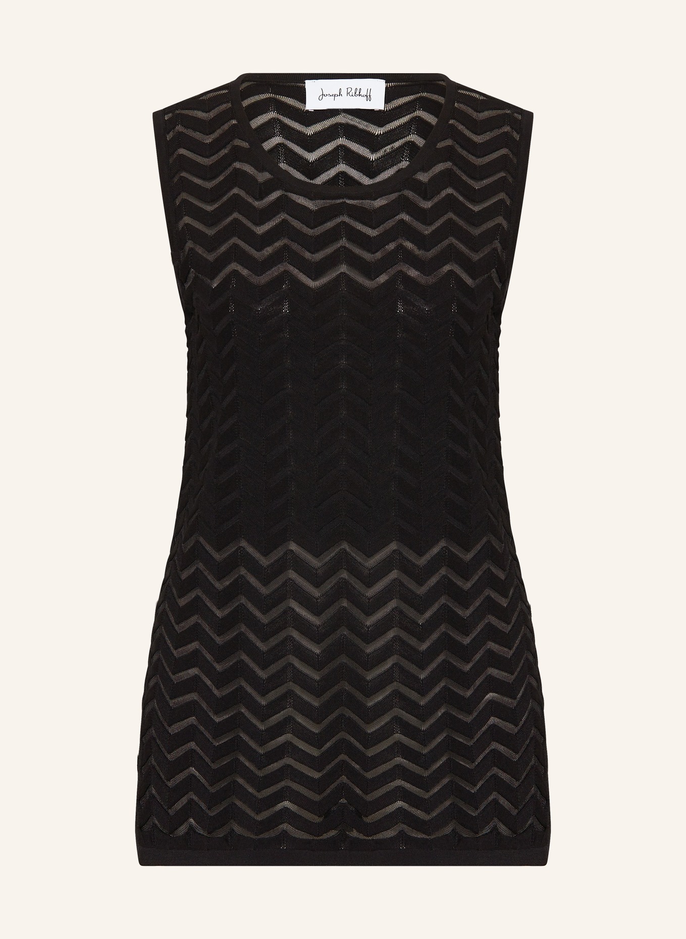 Joseph Ribkoff gebreide top: ZWART