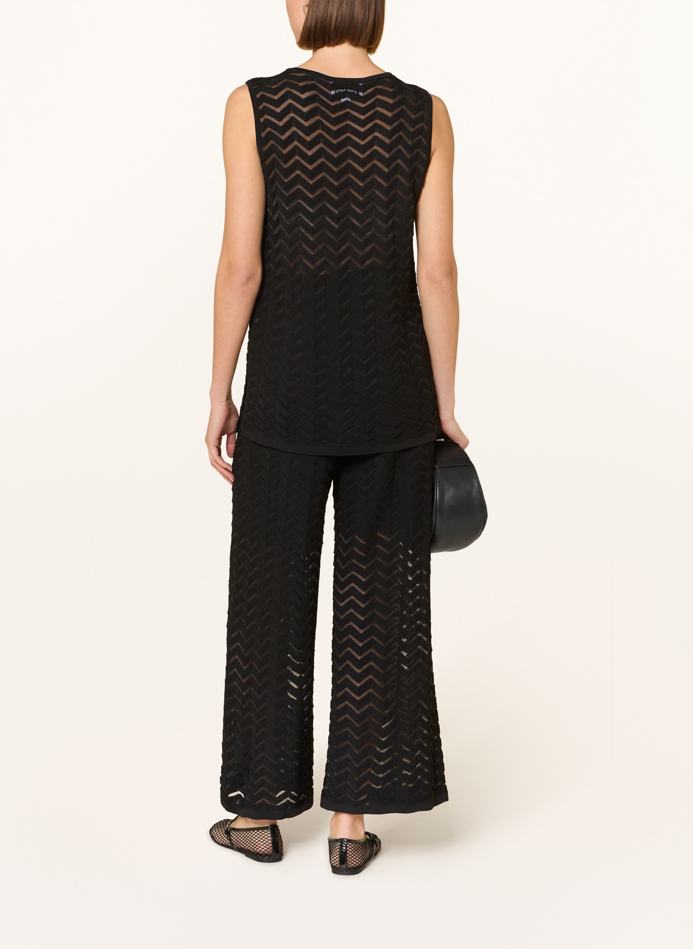 Joseph Ribkoff gebreide top: ZWART