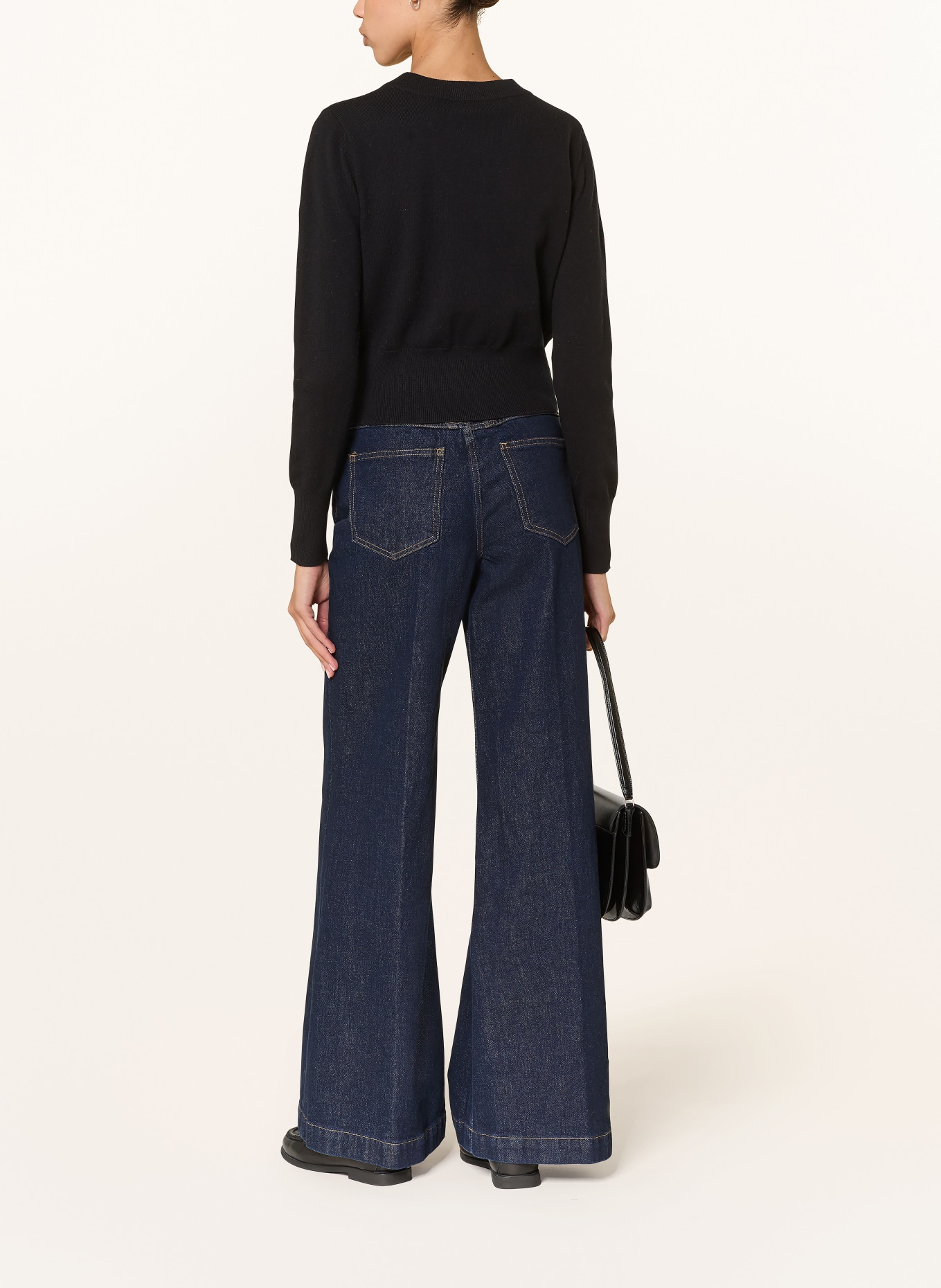 HOBBS Strickjacke PENELOPE mit Schmucksteinen: DUNKELBLAU