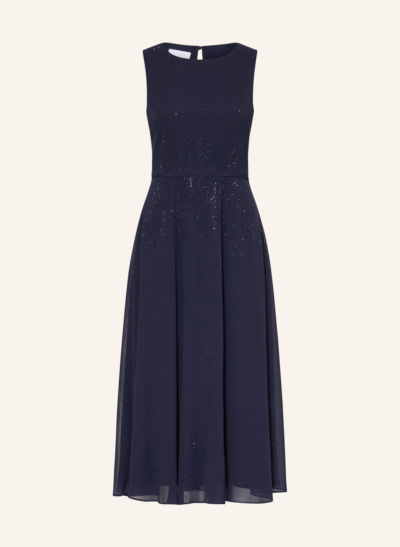 HOBBS Kleid KIKI mit Schmucksteinen: DUNKELBLAU