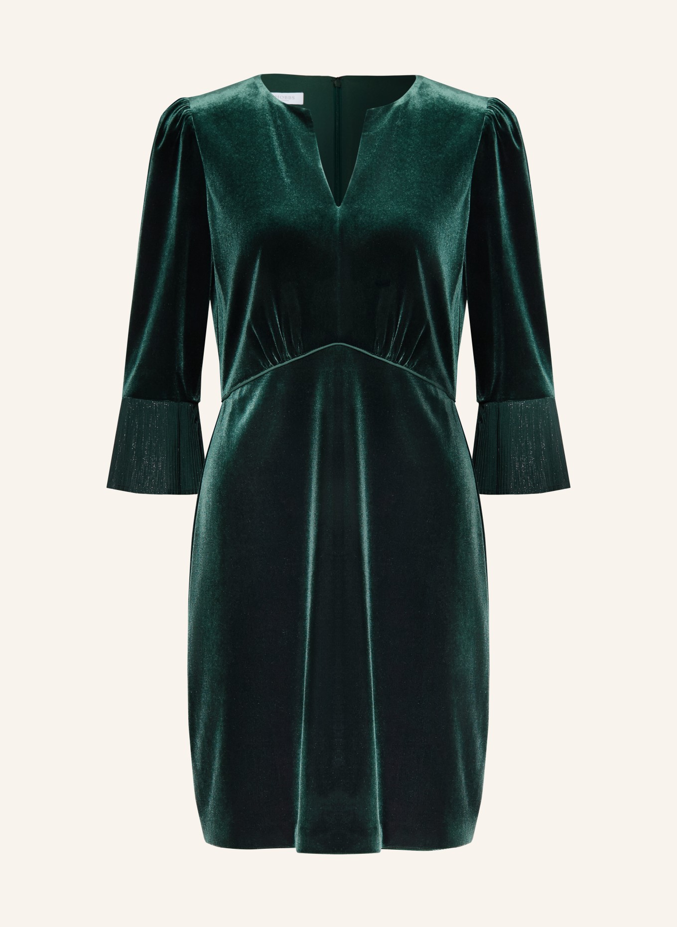 HOBBS Samtkleid VIOLET: PETROL