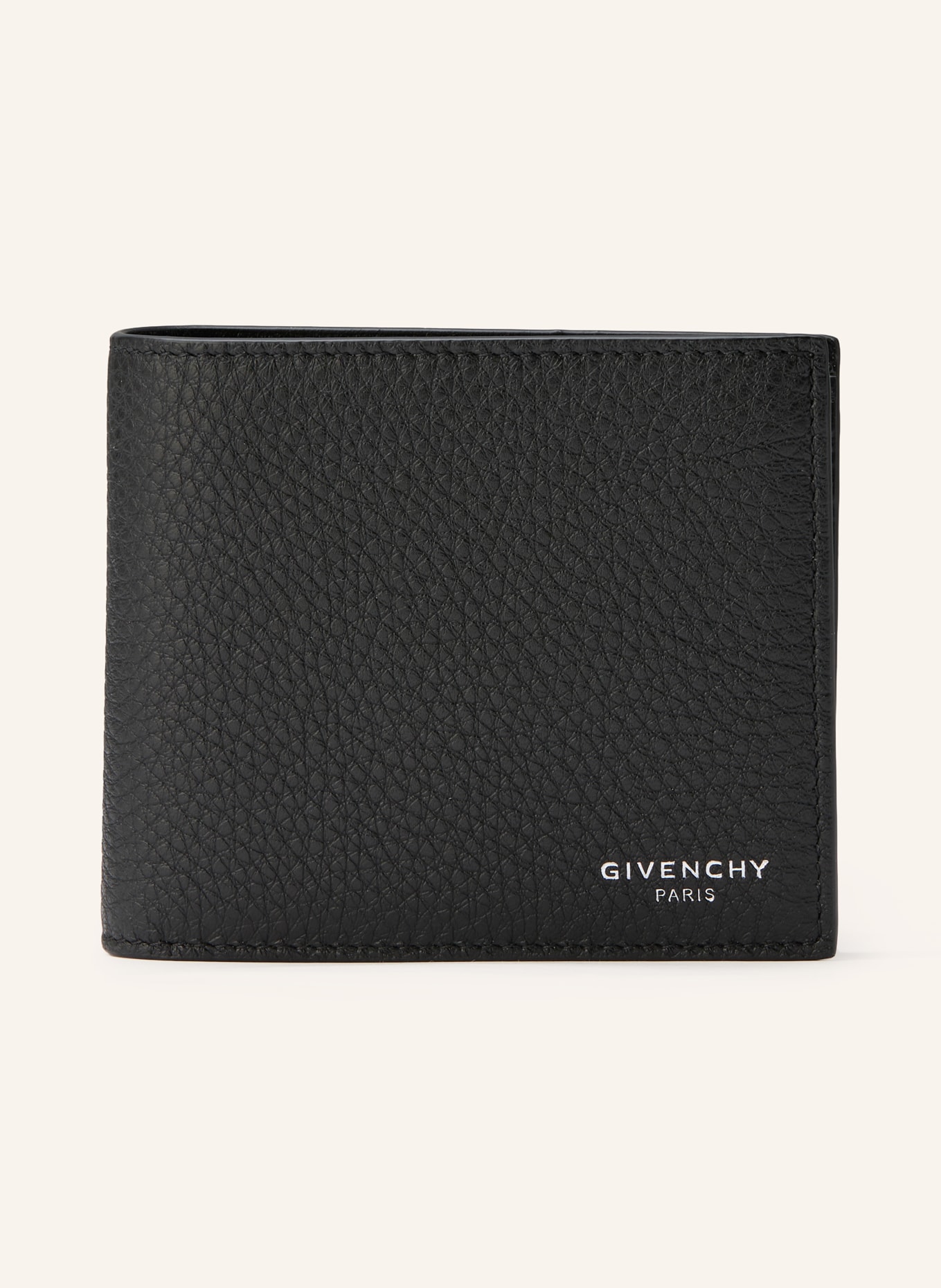 GIVENCHY Geldbörse: SCHWARZ / SILBER